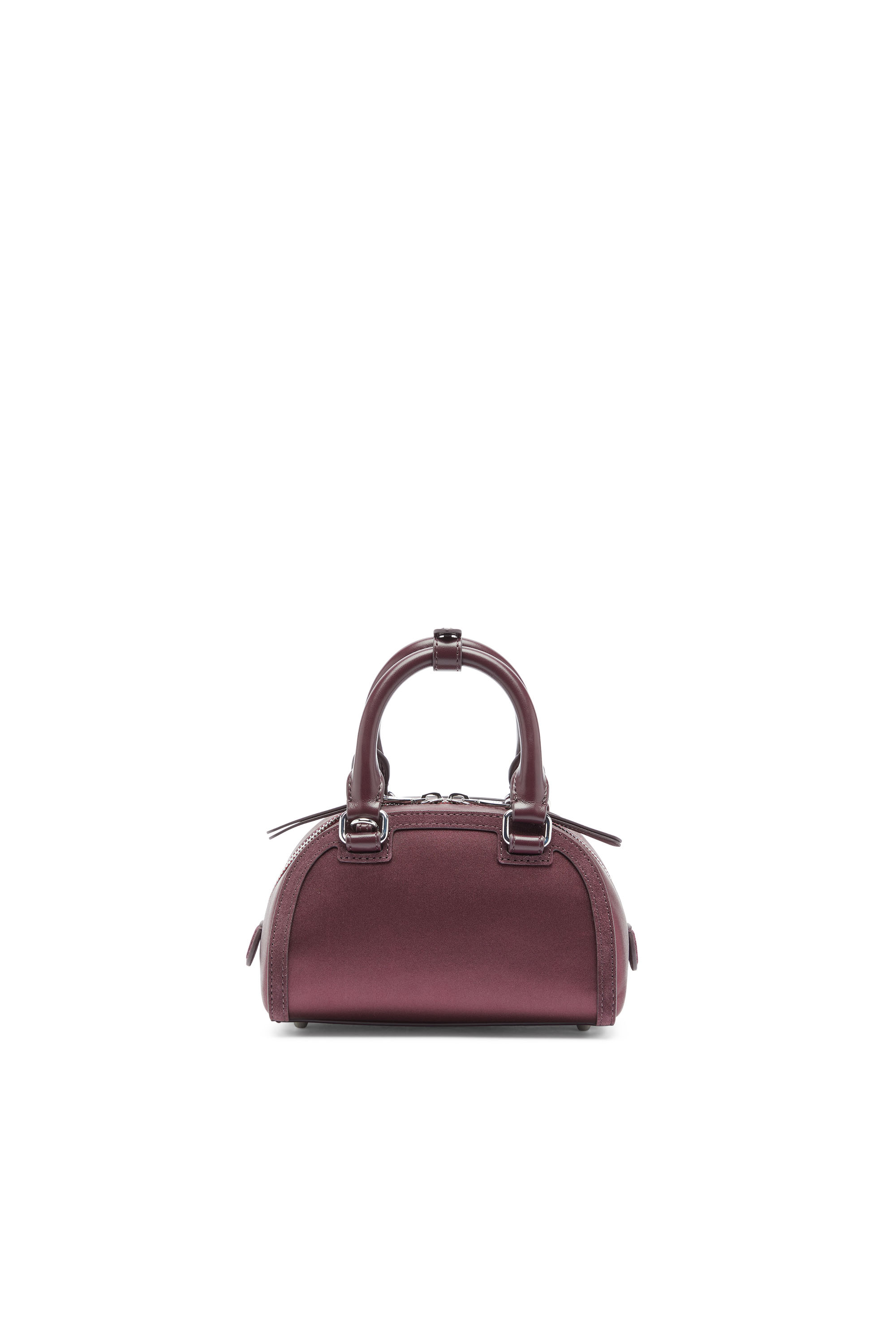 Diesel - 1DR DOME CROSSBODY, Woman's 1DR Dome - Small bowling bag in satin and suede in null - 2