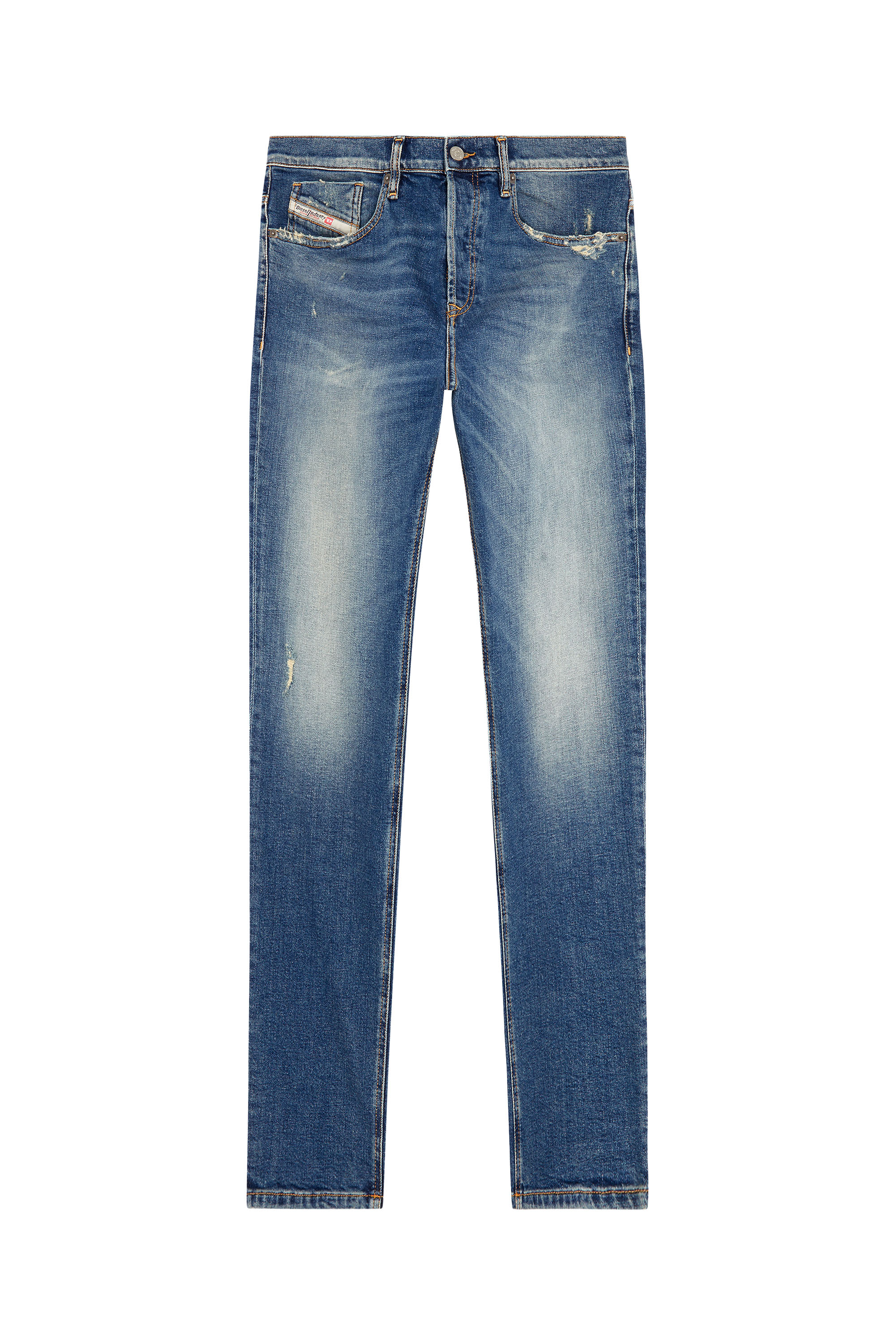 Diesel - Tapered Jeans 2005 D-Fining 09H45, Bleu moyen - Image 5