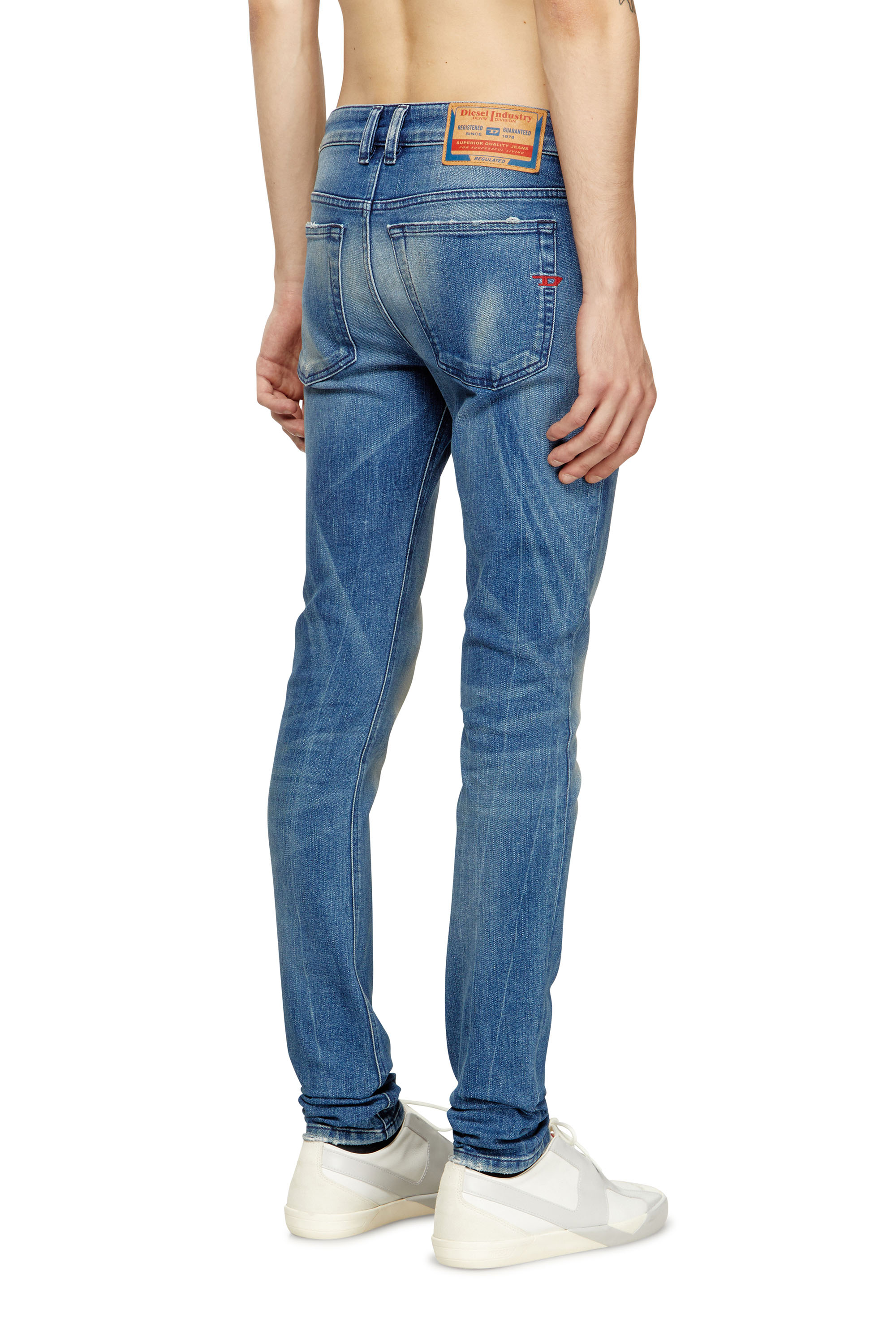 Skinny Jeans 1979 Sleenker 0DBDR, Bleu moyen Diesel - Skinny Jeans 1979 Sleenker 0DBDR Homme, Bleu moyen - Image 4