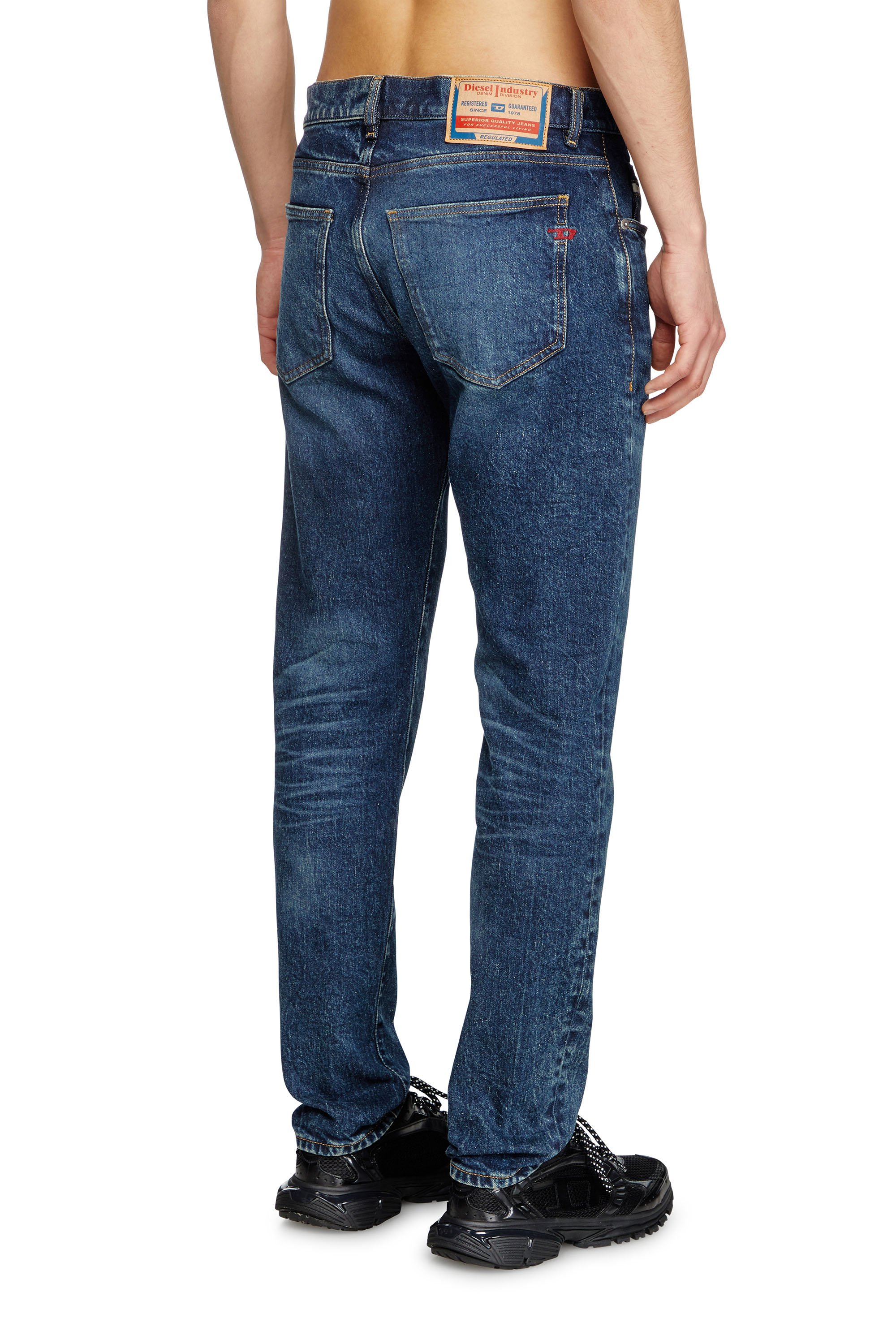 Diesel - Slim Jeans 2019 D-Strukt 007Y3 Homme, Bleu Foncé - Image 4