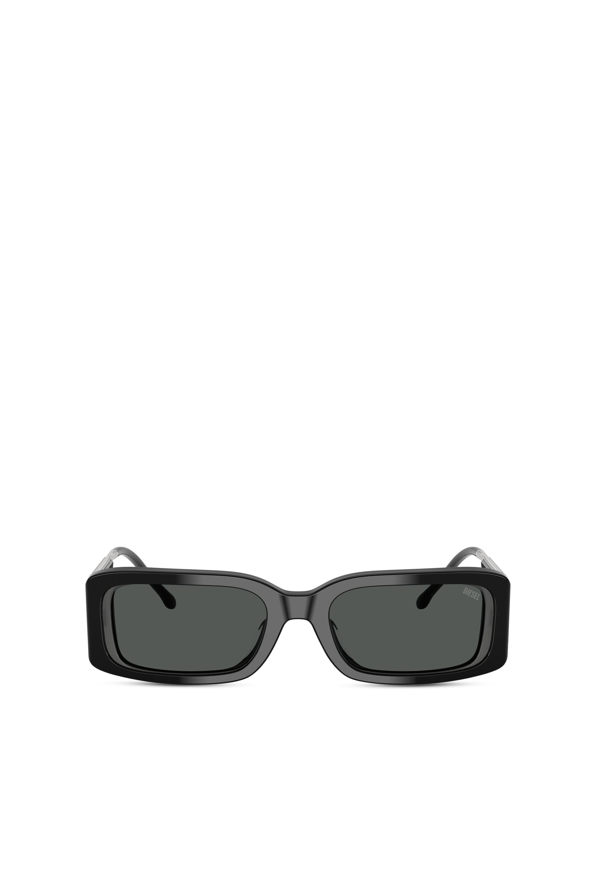 Diesel - 0DL2017U, Lunettes de soleil rectangulaires Mixte in Noir - 1