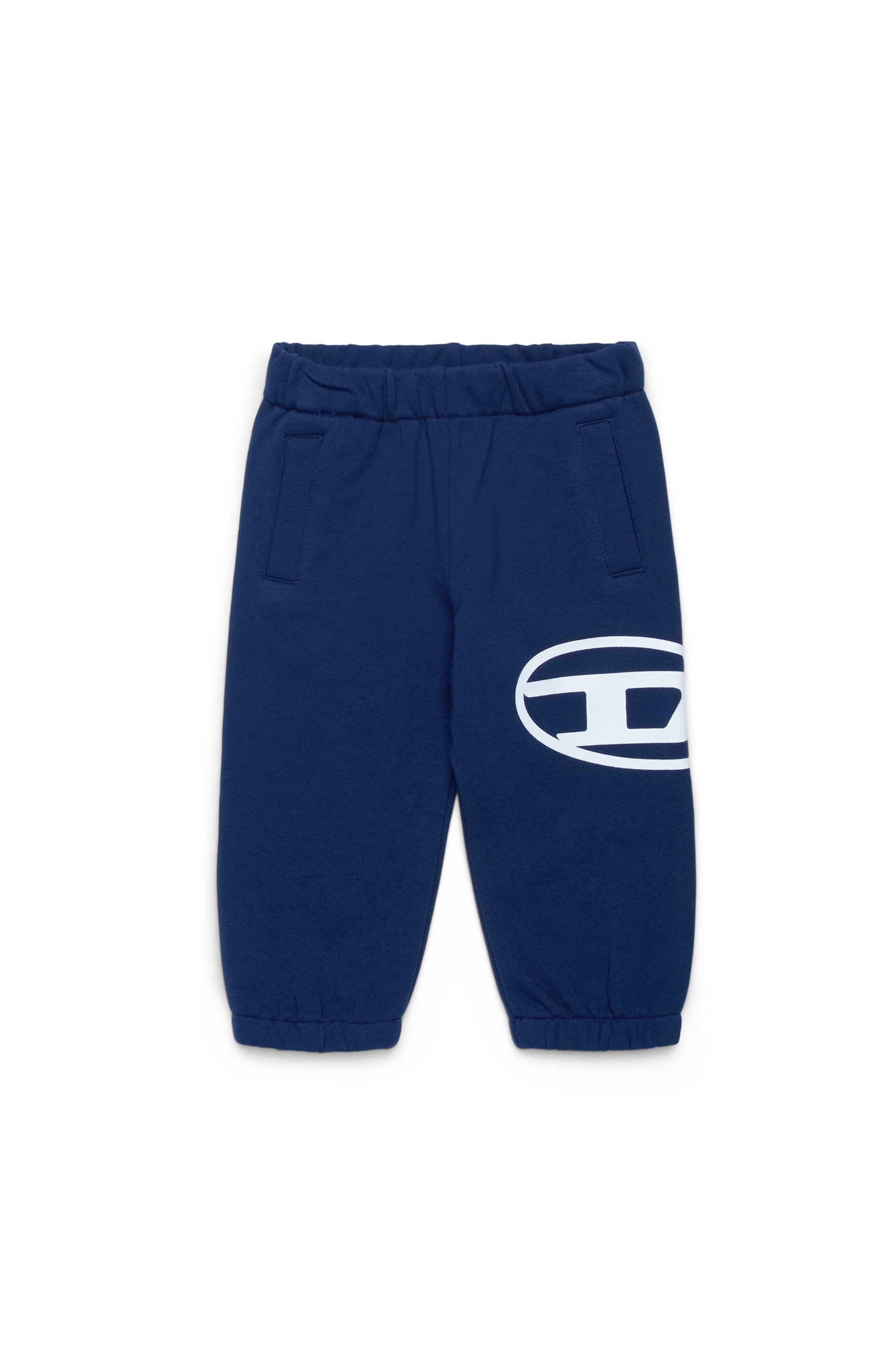 Diesel - PCERB, Mixte Pantalon de survêtement avec imprimé Oval D in Bleu - Image 1