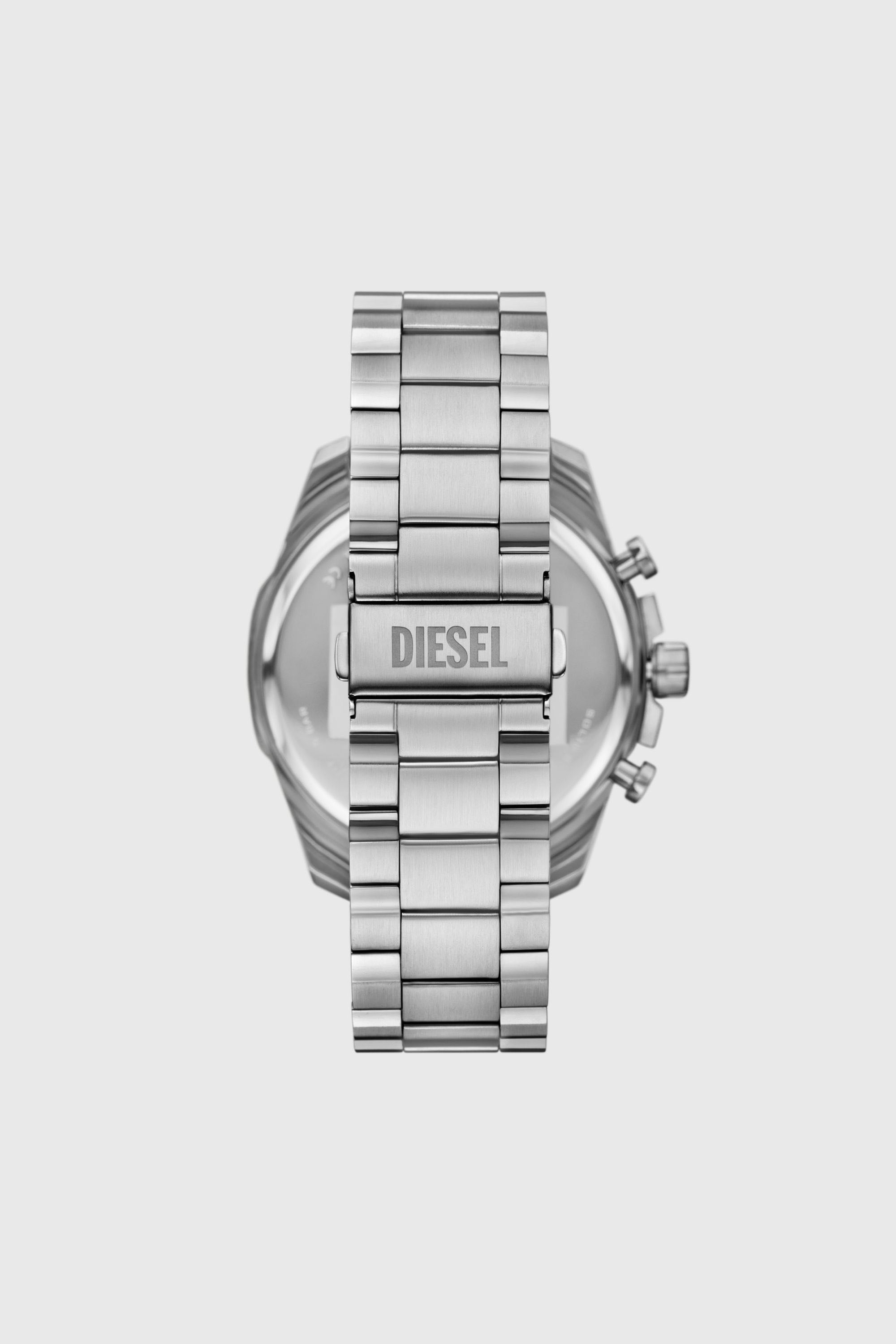 Diesel - DZ4686 WATCH, Montre Mega Chief Slim en acier inoxydable Homme in Gris argent&eacute; - 2