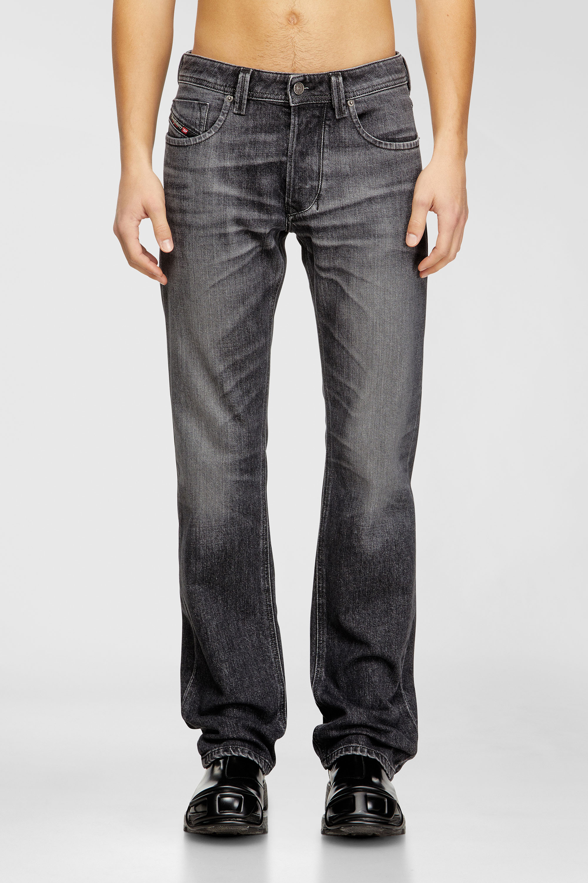 Diesel - Regular Jeans 1985 Larkee 09N49 Homme, Gris - Image 2