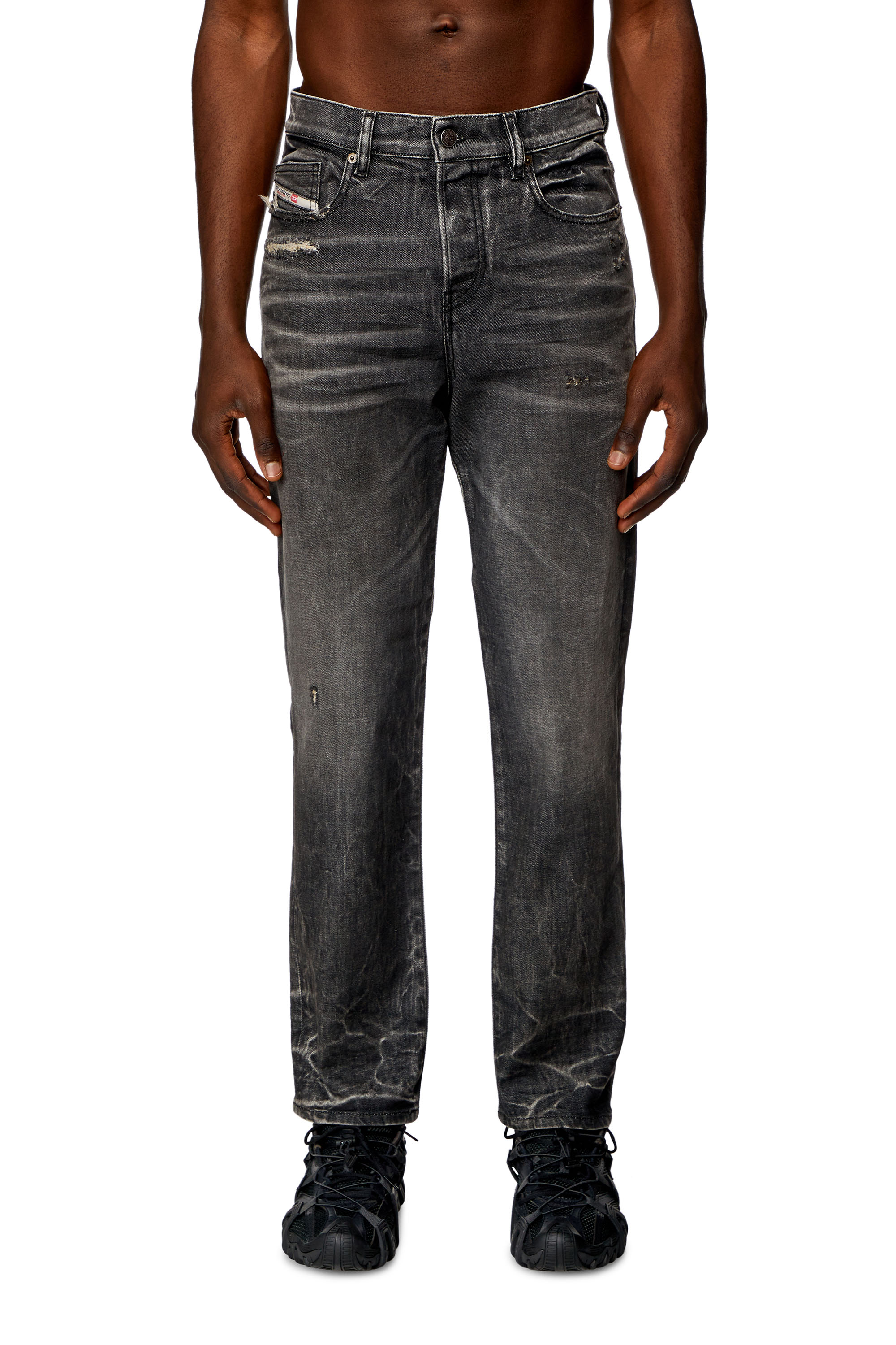 Diesel - Regular Jeans 2020 D-Viker 09H51 Homme, Noir/Gris foncé - Image 1