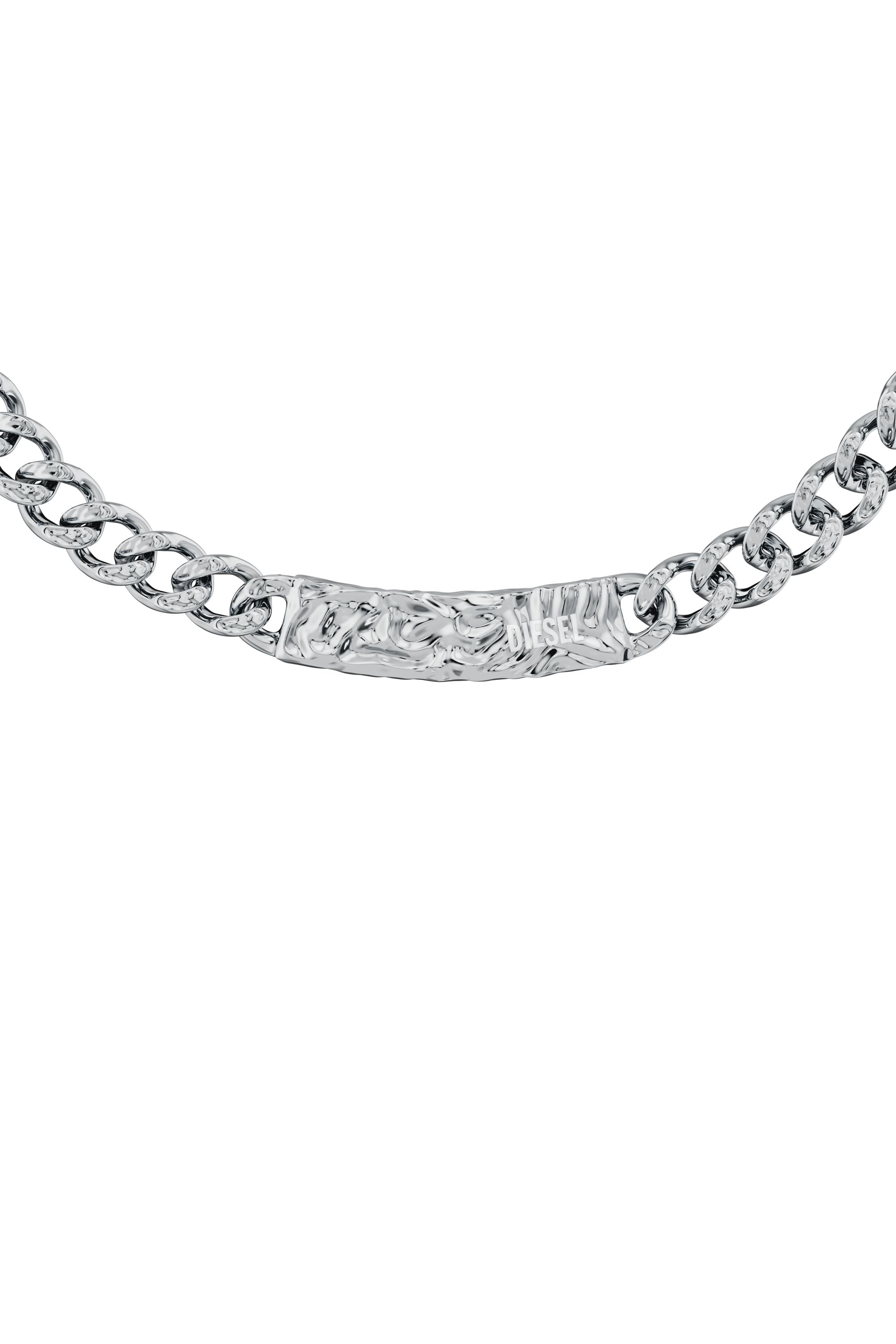 Diesel - DX1733040, Collier cha&icirc;ne en acier inoxydable Mixte in Gris argent&eacute; - 2