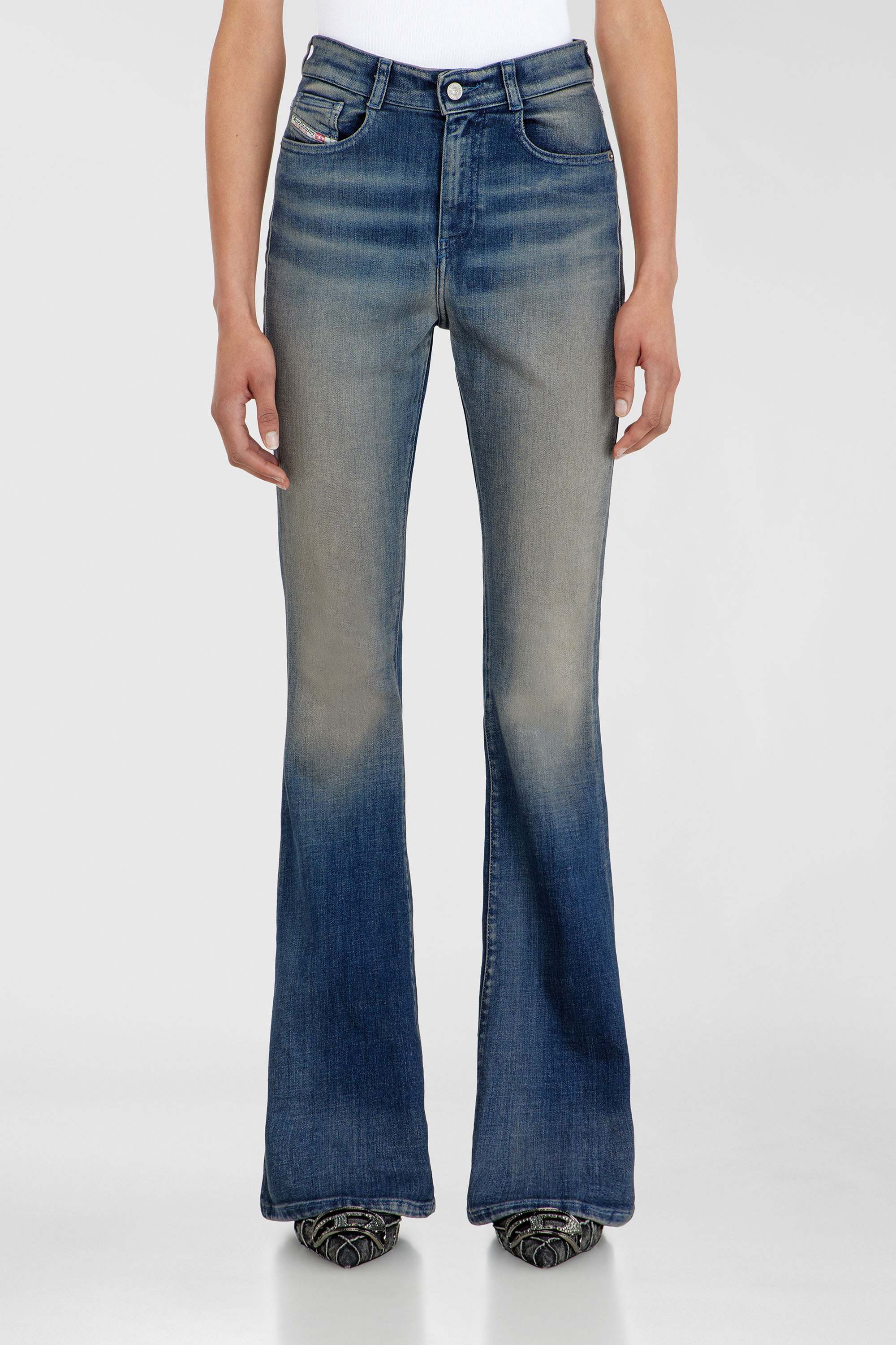 Diesel - Bootcut Jeans 1973 D-Partt 09P67 Femme, Bleu Fonc&eacute; - Image 4