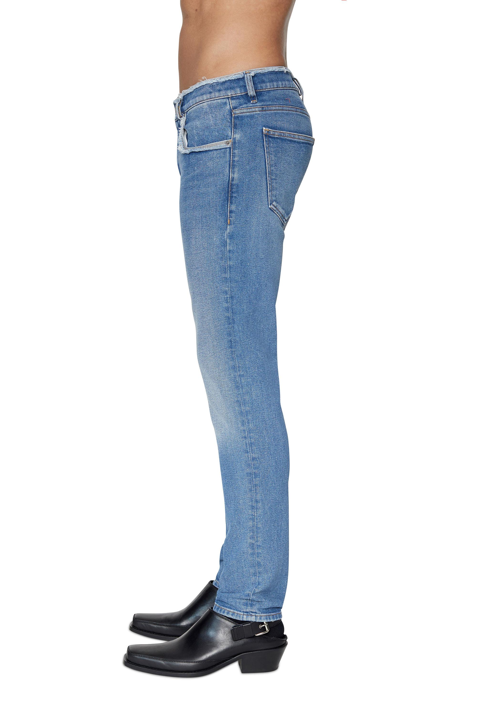 Diesel - Slim Jeans 2019 D-Strukt 09E19, Bleu moyen - Image 4