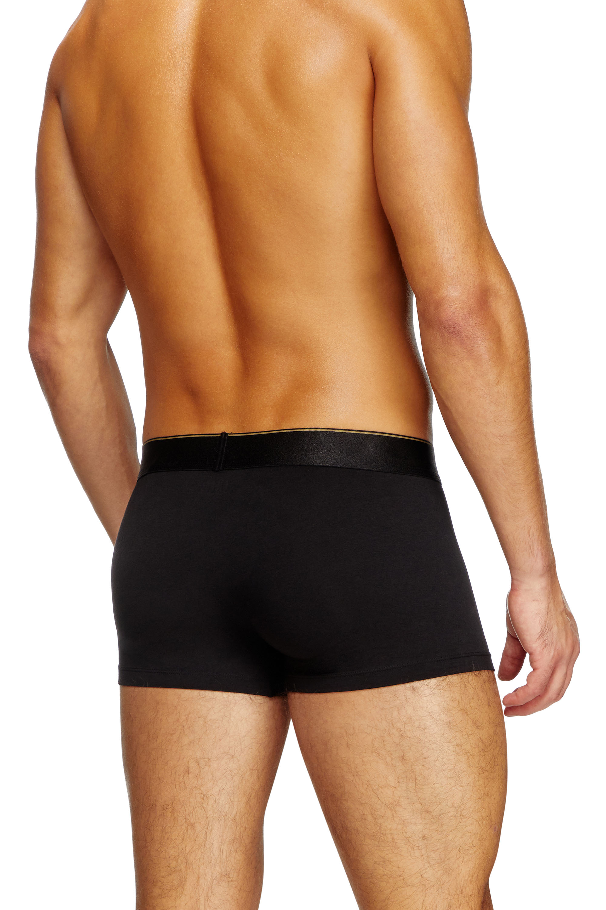 Diesel - DAMIEN-GFT-3PACK, Lot de trois boxers métallisés Homme in Noir - 3