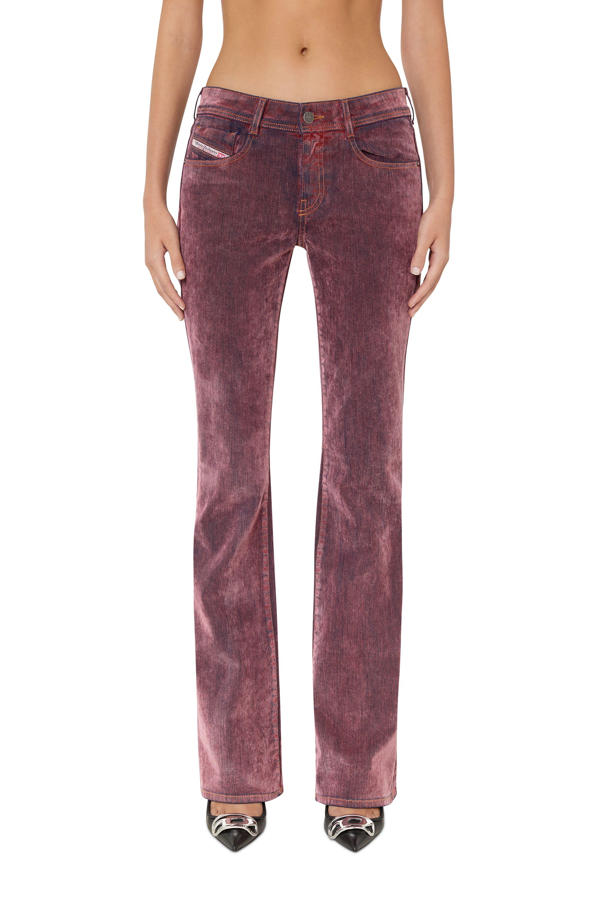 Diesel - 1969 D-EBBEY 0ELAH Bootcut and Flare Jeans, Rose - Image 1