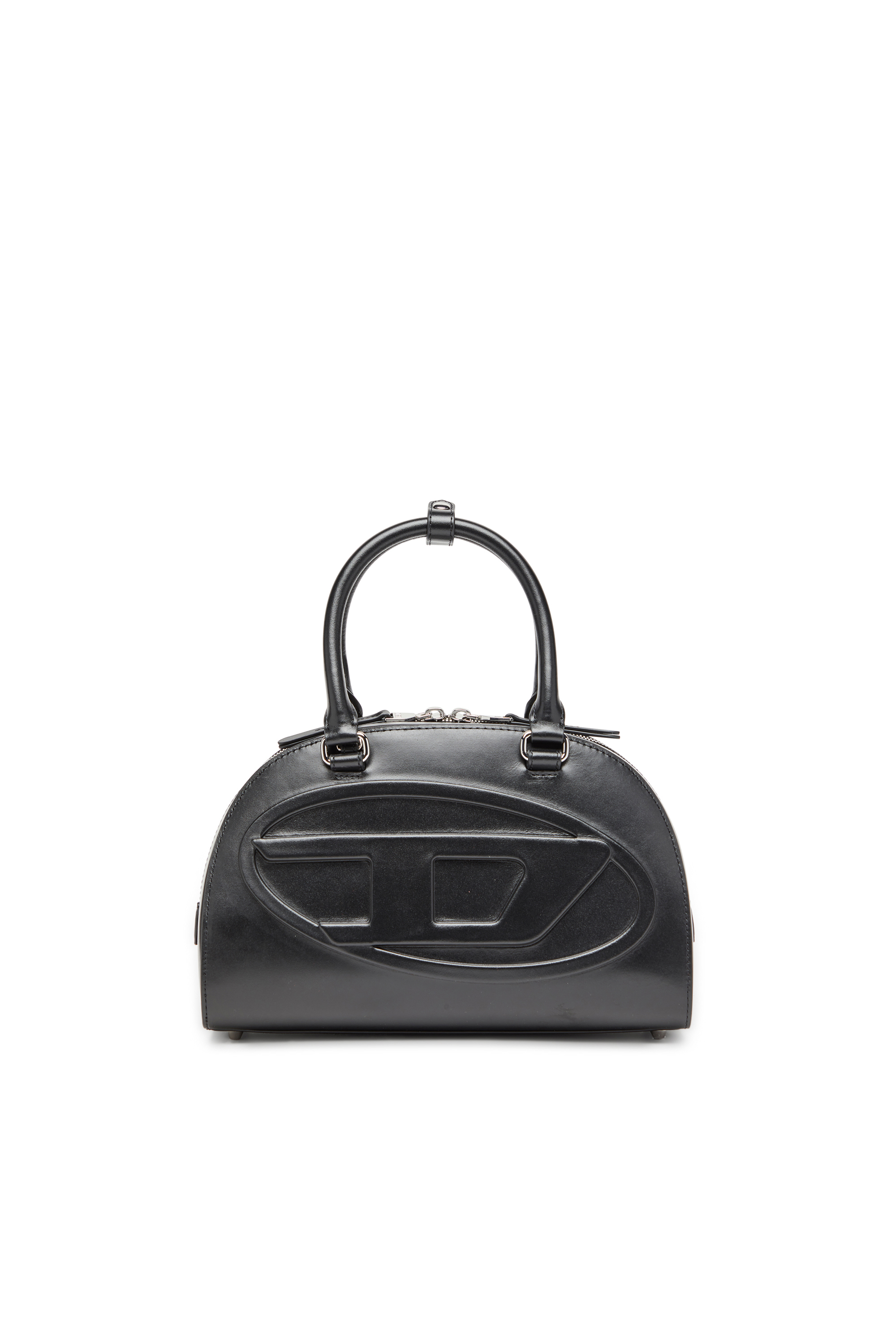 Diesel - 1DR DOME TOP HANDLE, 1DR Dome-Sac bowling en cuir Femme in Noir - 1