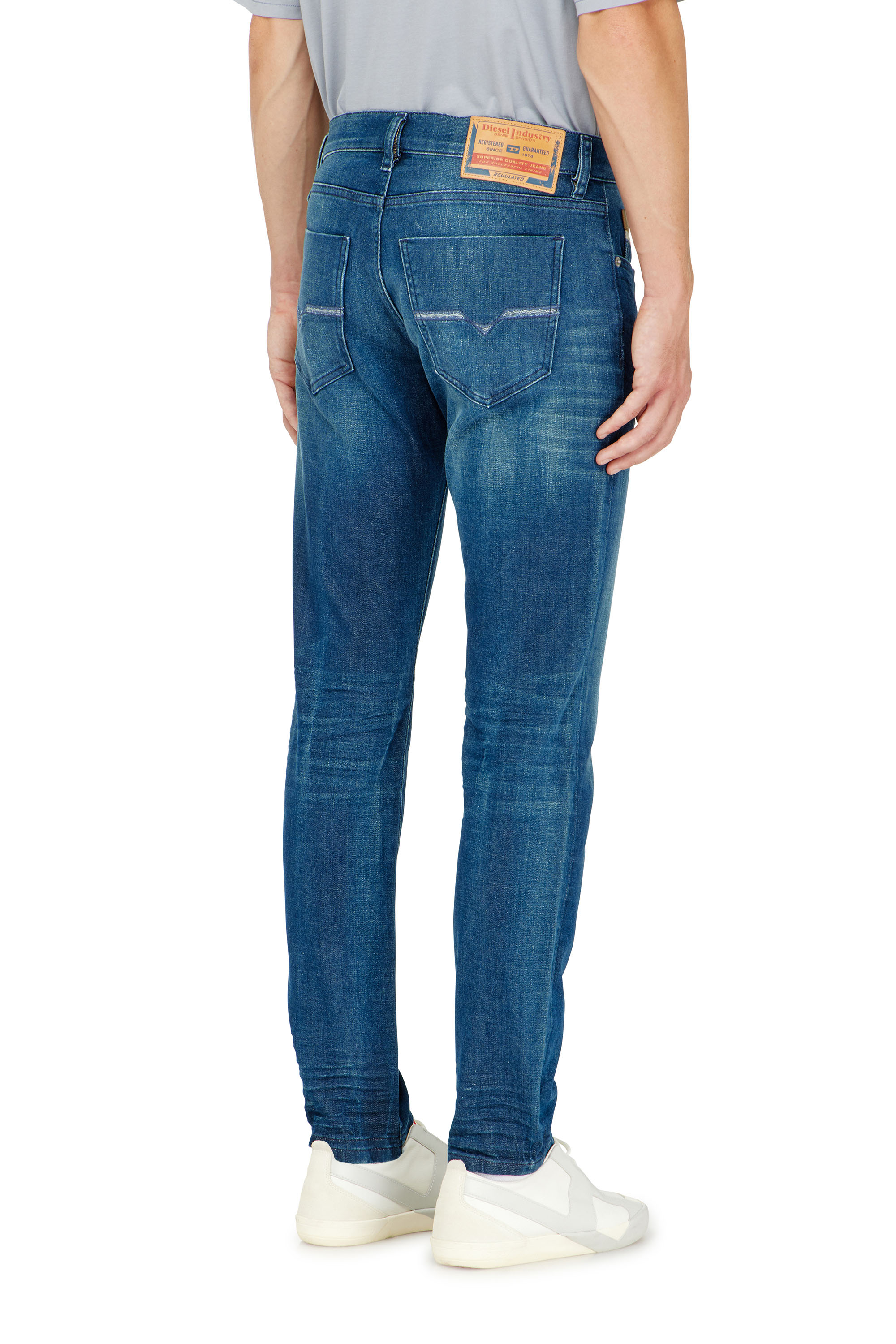 Diesel - Slim Jeans 2019 D-Strukt 0PBBZ Homme, Bleu moyen - Image 5