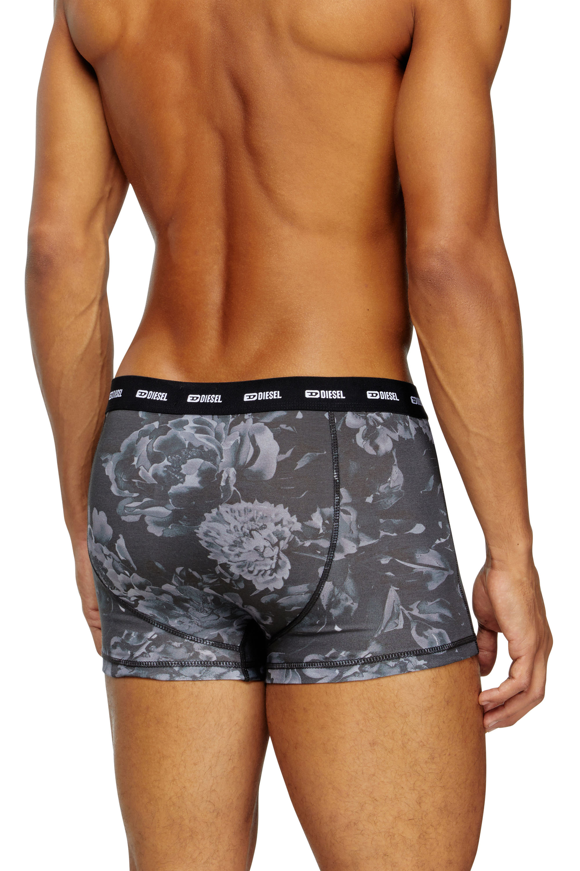 Diesel - DAMIEN-UTLT, Boxer avec imprimé à fleurs Homme in Gris - 2
