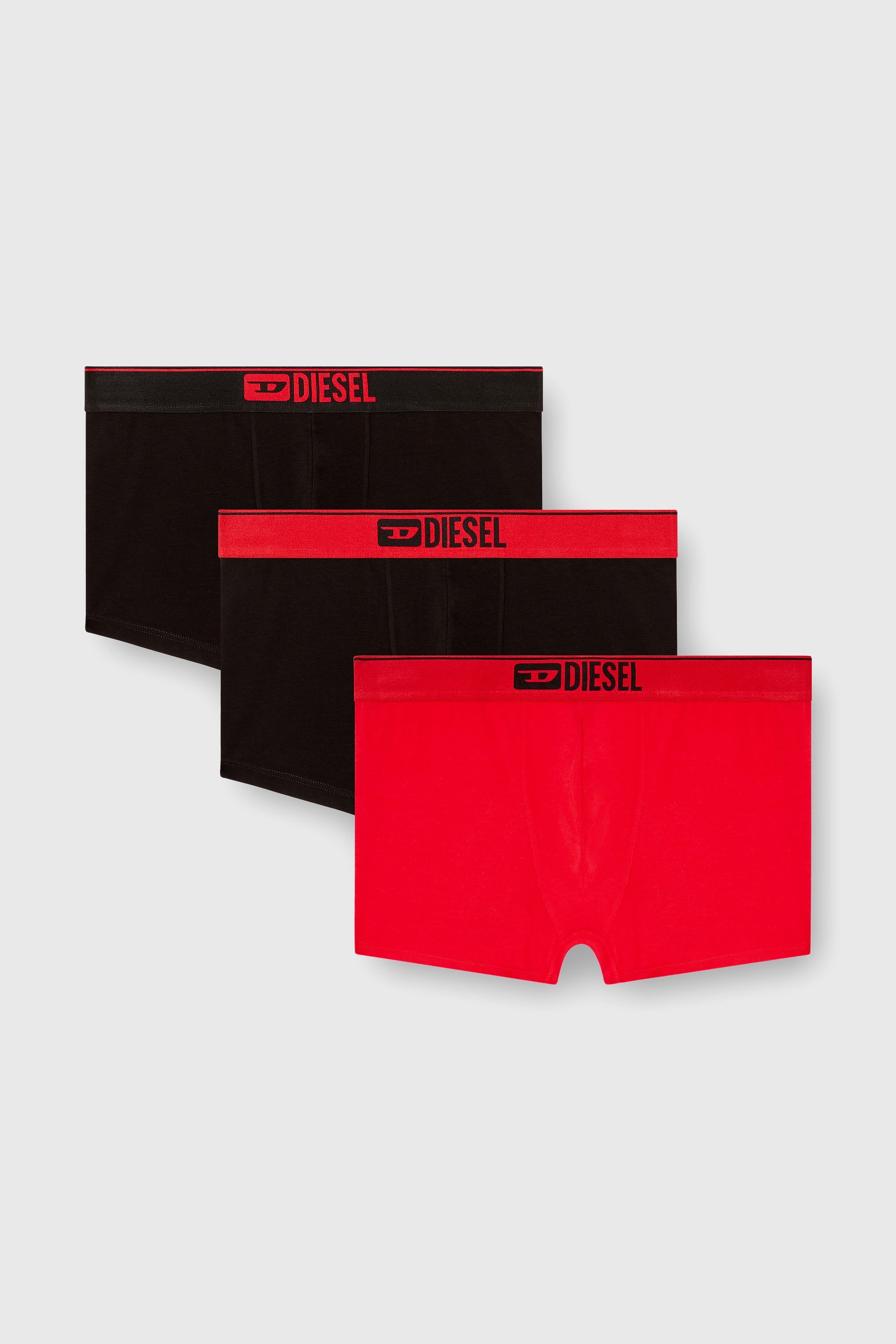 Diesel - UMBX-DAMIENTHREEPACK, Lot de trois boxers couleur unie Homme in Polychrome - 1