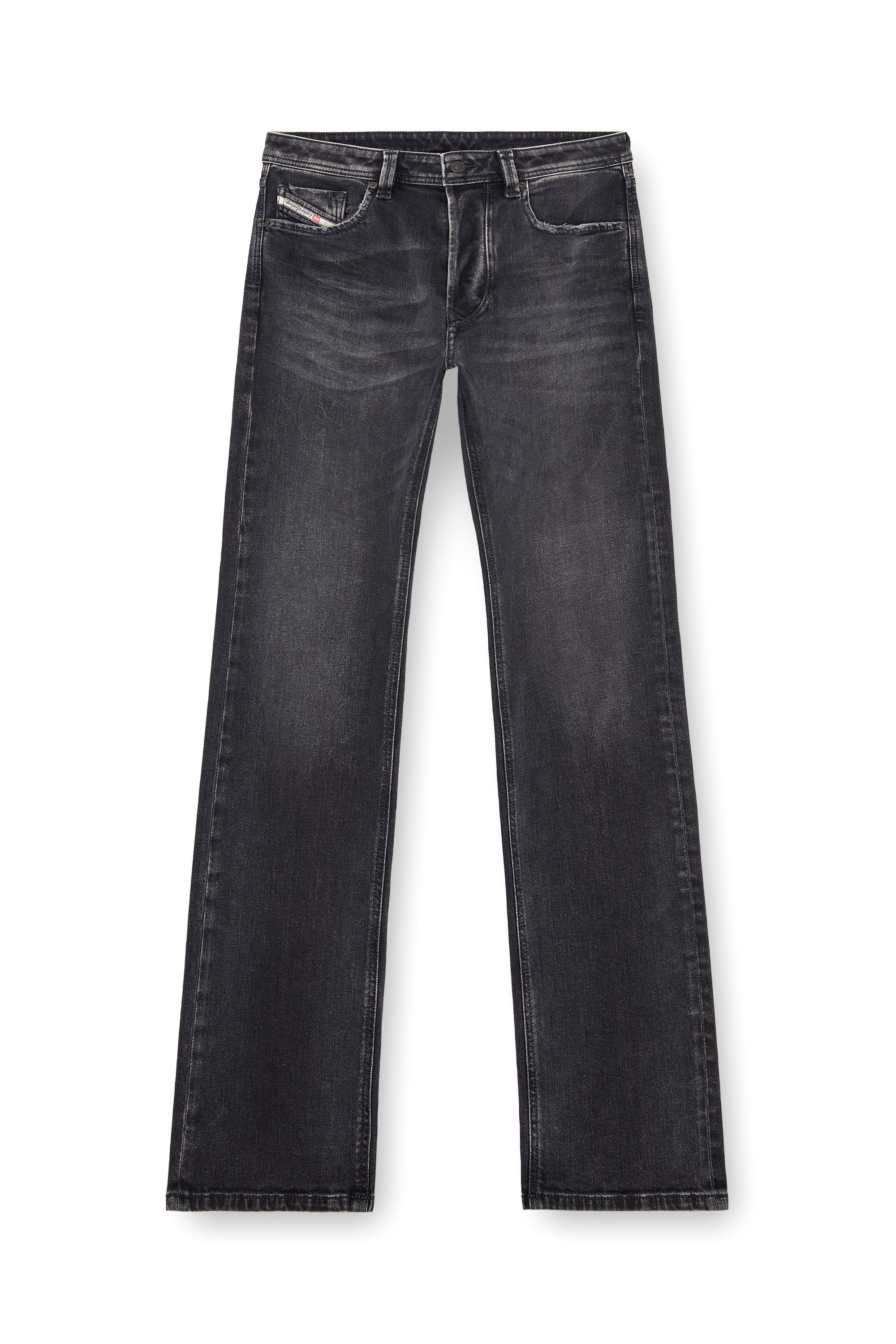 Diesel - Homme Straight Jeans 1985 Larkee 09K51, Noir/Gris foncé - Image 3