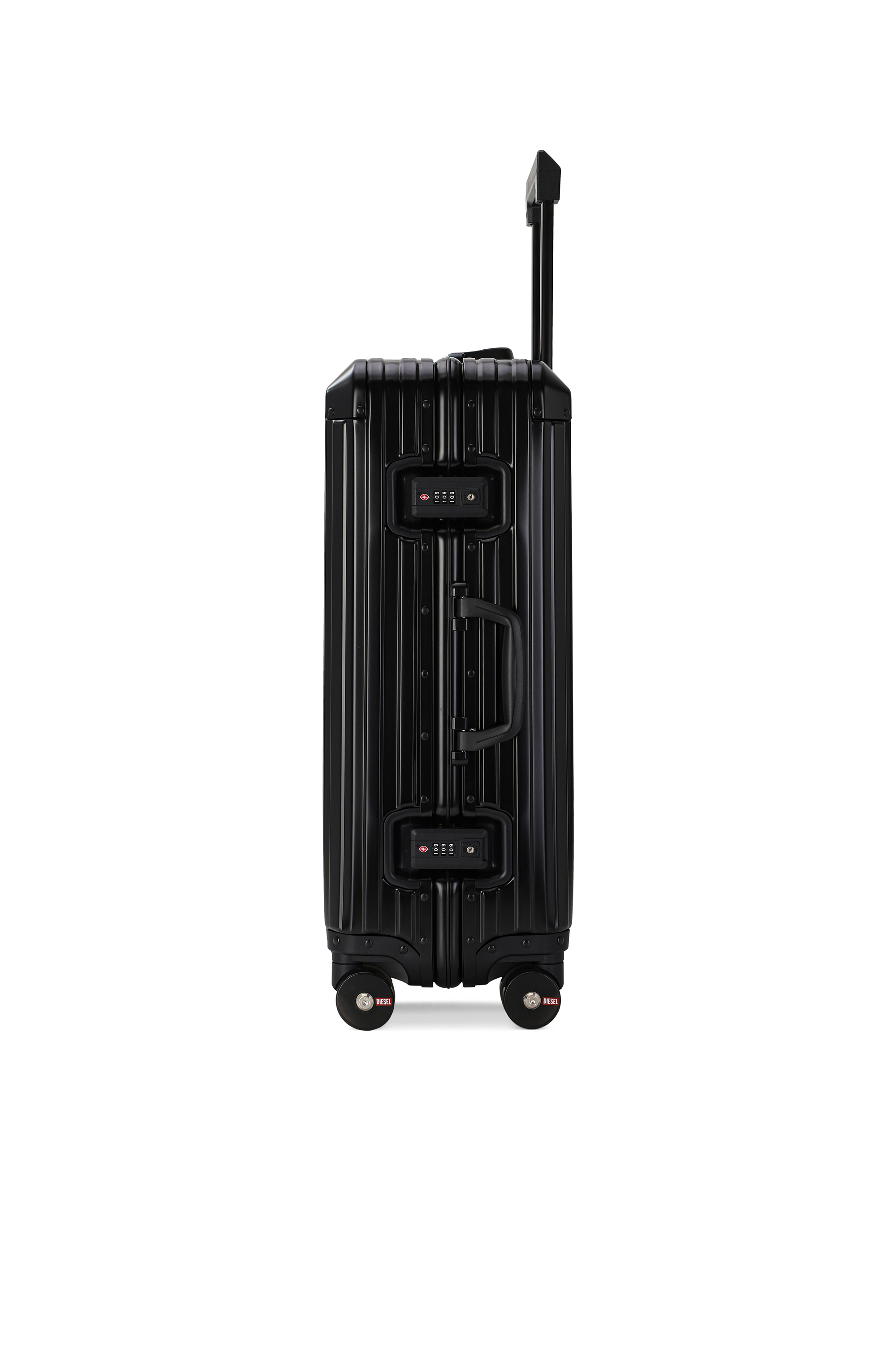 Diesel - DIESEL ALUMINUM TROLLEY- DSL002, Valise en aluminium taille M Mixte in Noir - 4