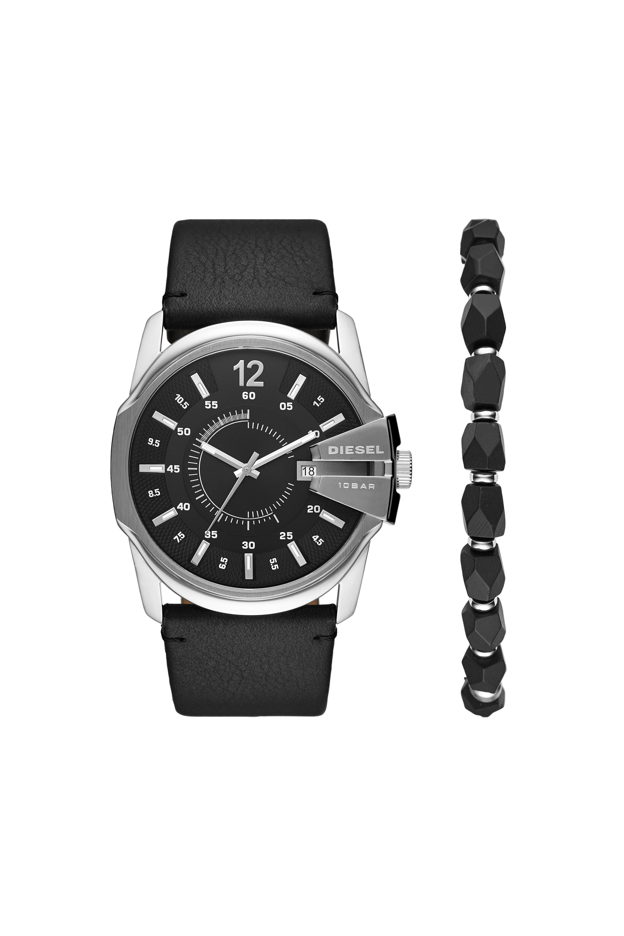 Diesel - DZ1907, Coffret cadeau montre Diesel Master Chief et bracelet Homme in Noir - 1