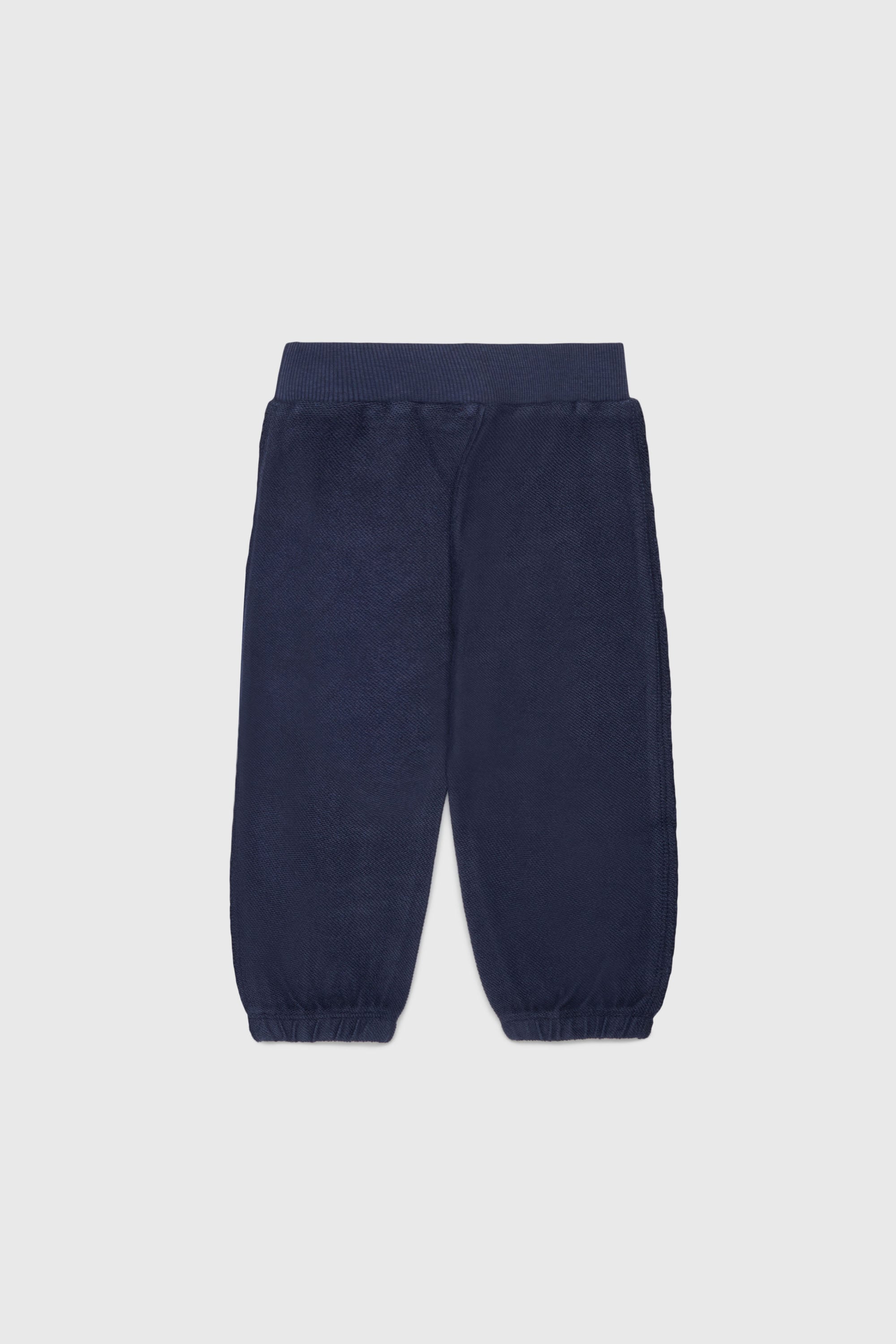 Diesel - PEANSB, Pantalon de surv&ecirc;tement avec logo effet effiloch&eacute; Homme in Bleu - 2