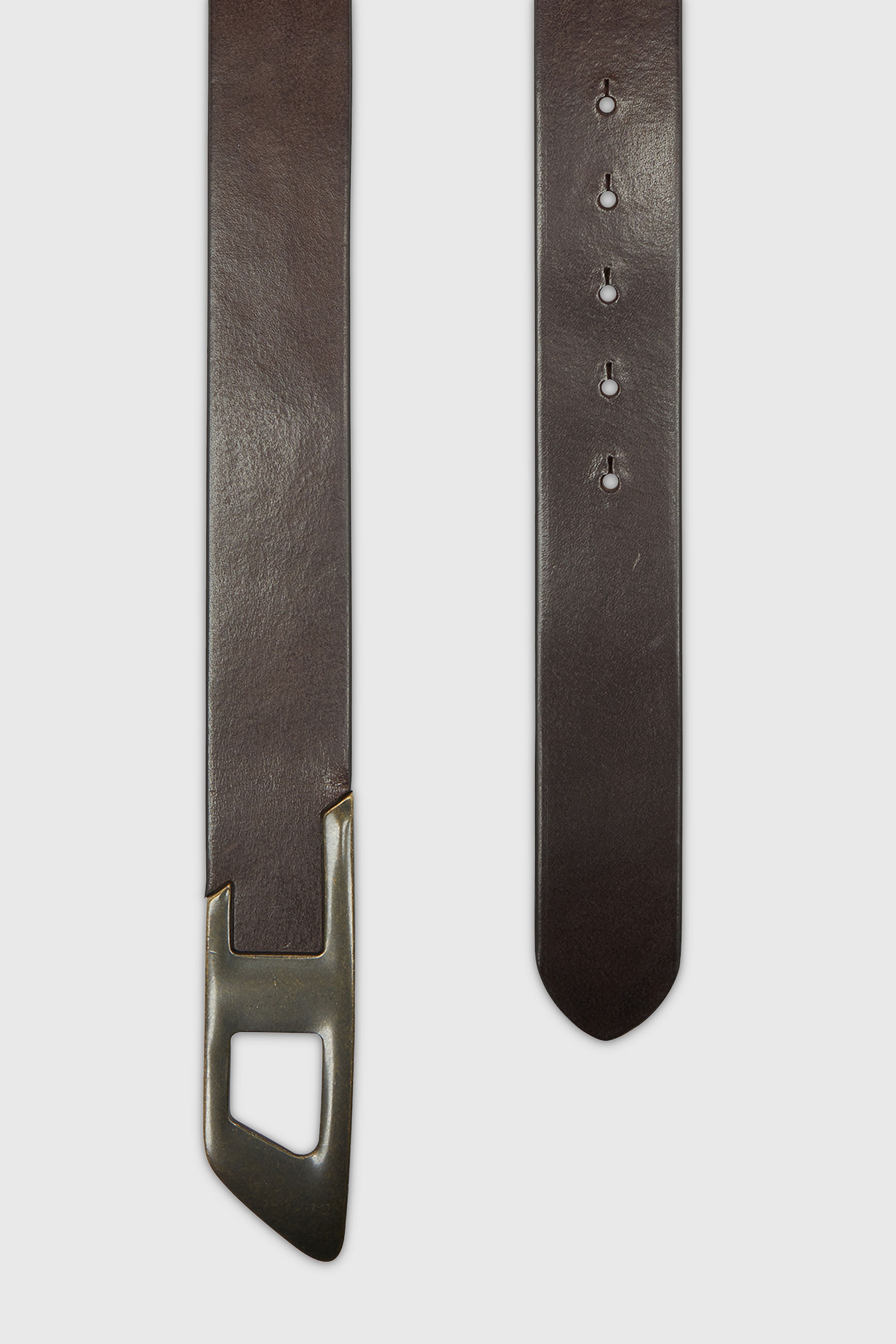 Diesel - B-D LOGO 2.0 40, Ceinture 4 cm en cuir avec boucle D en m&eacute;tal Mixte in Marron - 2