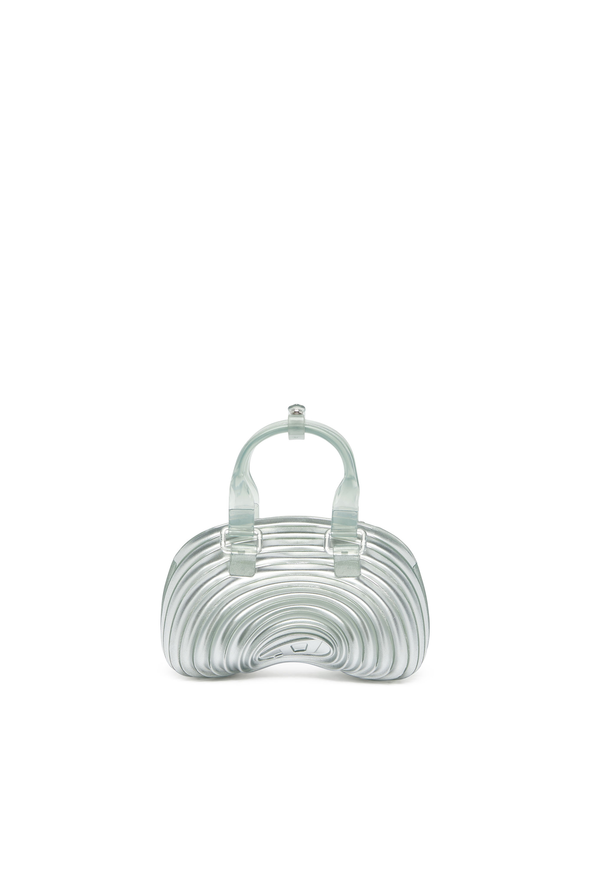 Diesel - MELISSA QUANTUM DOME, Quantum Dome &ndash; Sac &agrave; main en Melflex&reg; Femme in Gris argent&eacute; - 3