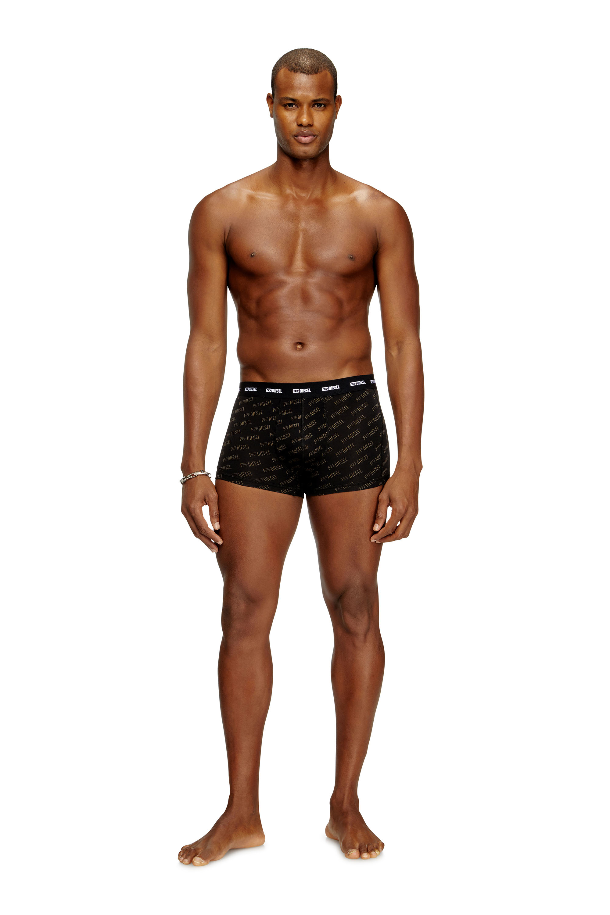 Diesel - DAMIEN-UTLT-3PACK, Lot de 3 boxers avec logo stylisé Homme in Noir - 2