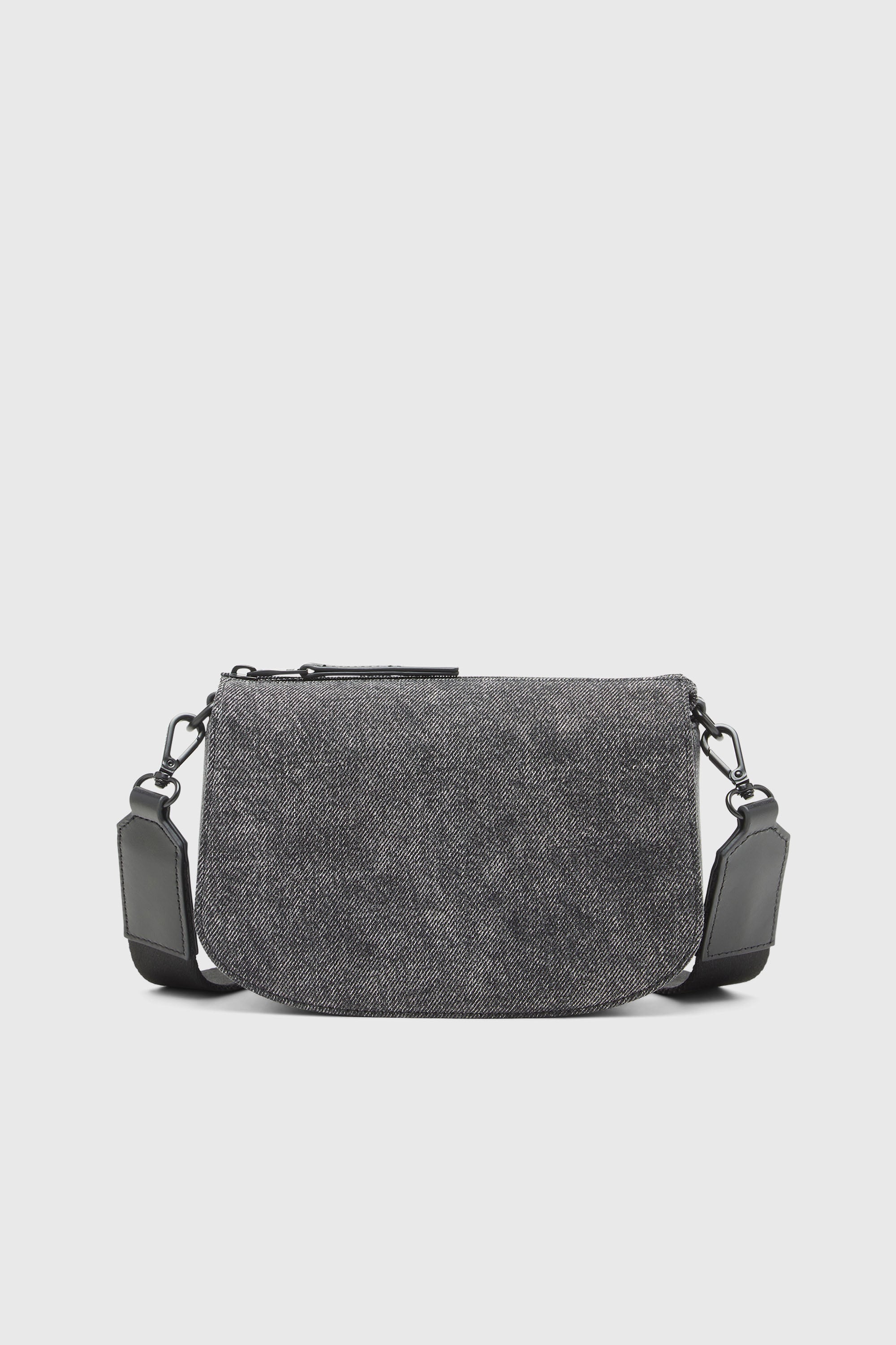 Diesel - 1DR CAMERA BAG, 1DR-Sac camera en denim d&eacute;lav&eacute; Mixte in Gris - 2