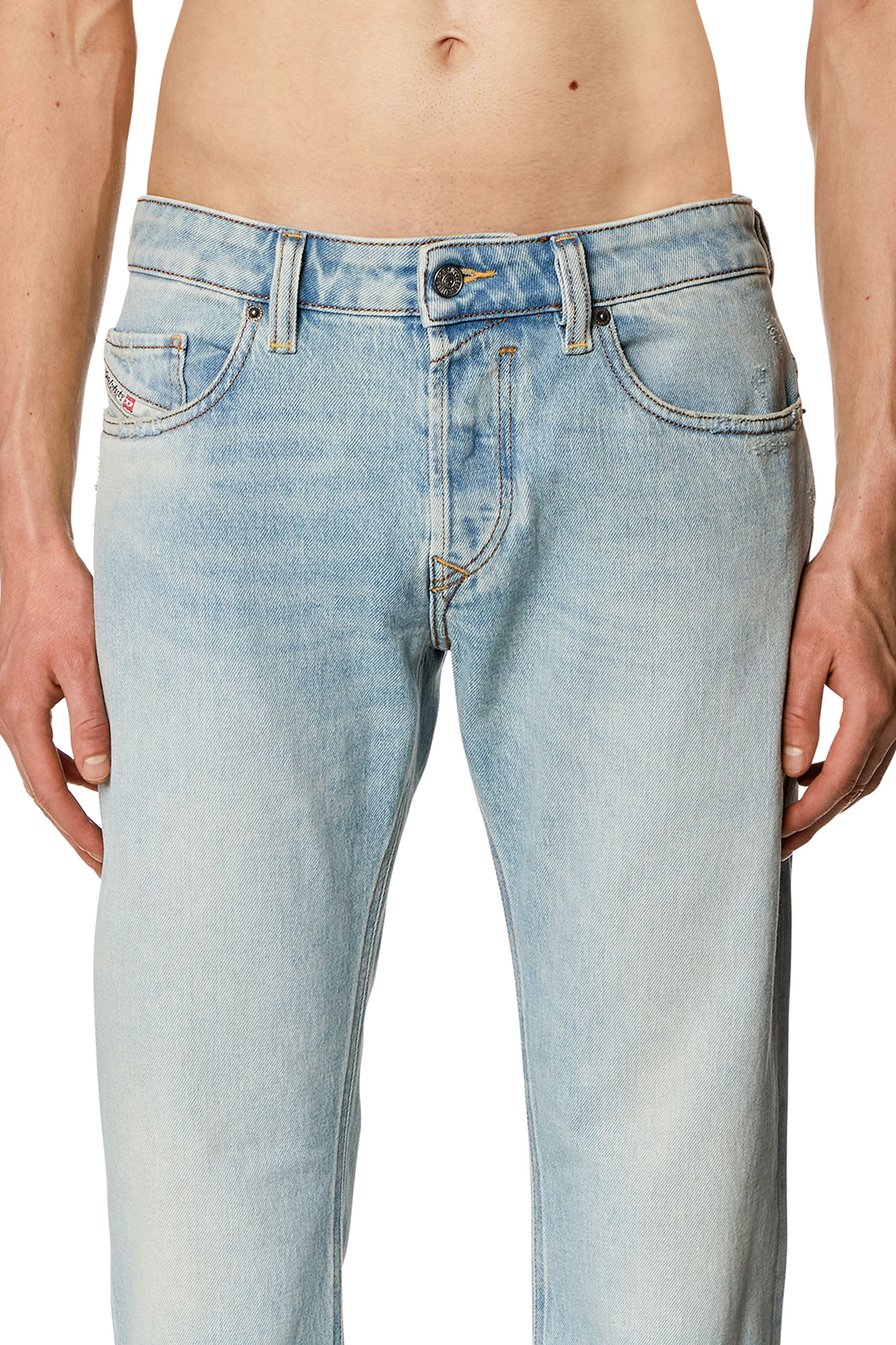Diesel - Regular Jeans Safado 09H41 Homme, Bleu Clair - Image 5