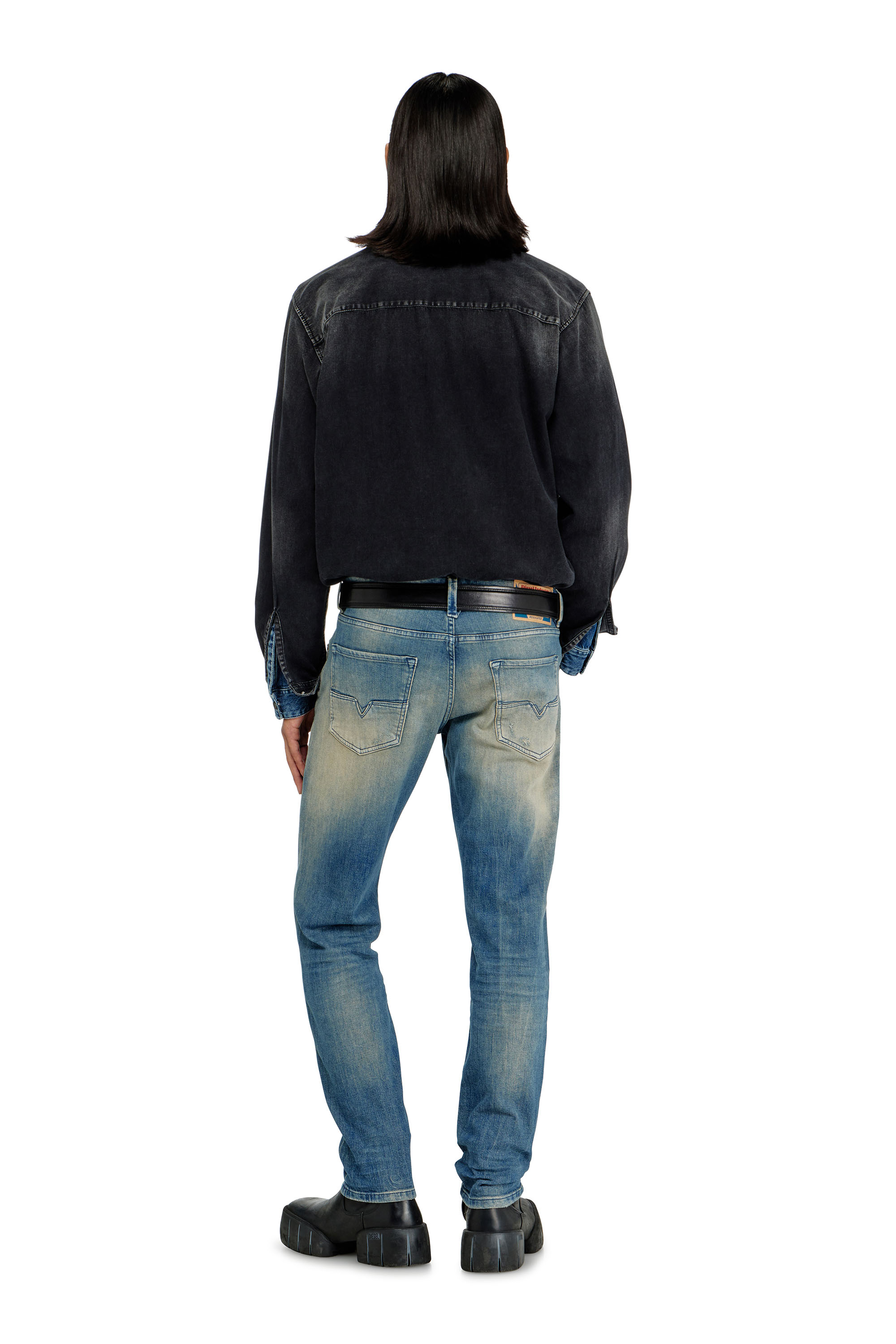 Diesel - Regular 2030 D-Krooley Joggjeans&reg; 068XU Homme, Bleu Fonc&eacute; - Image 3