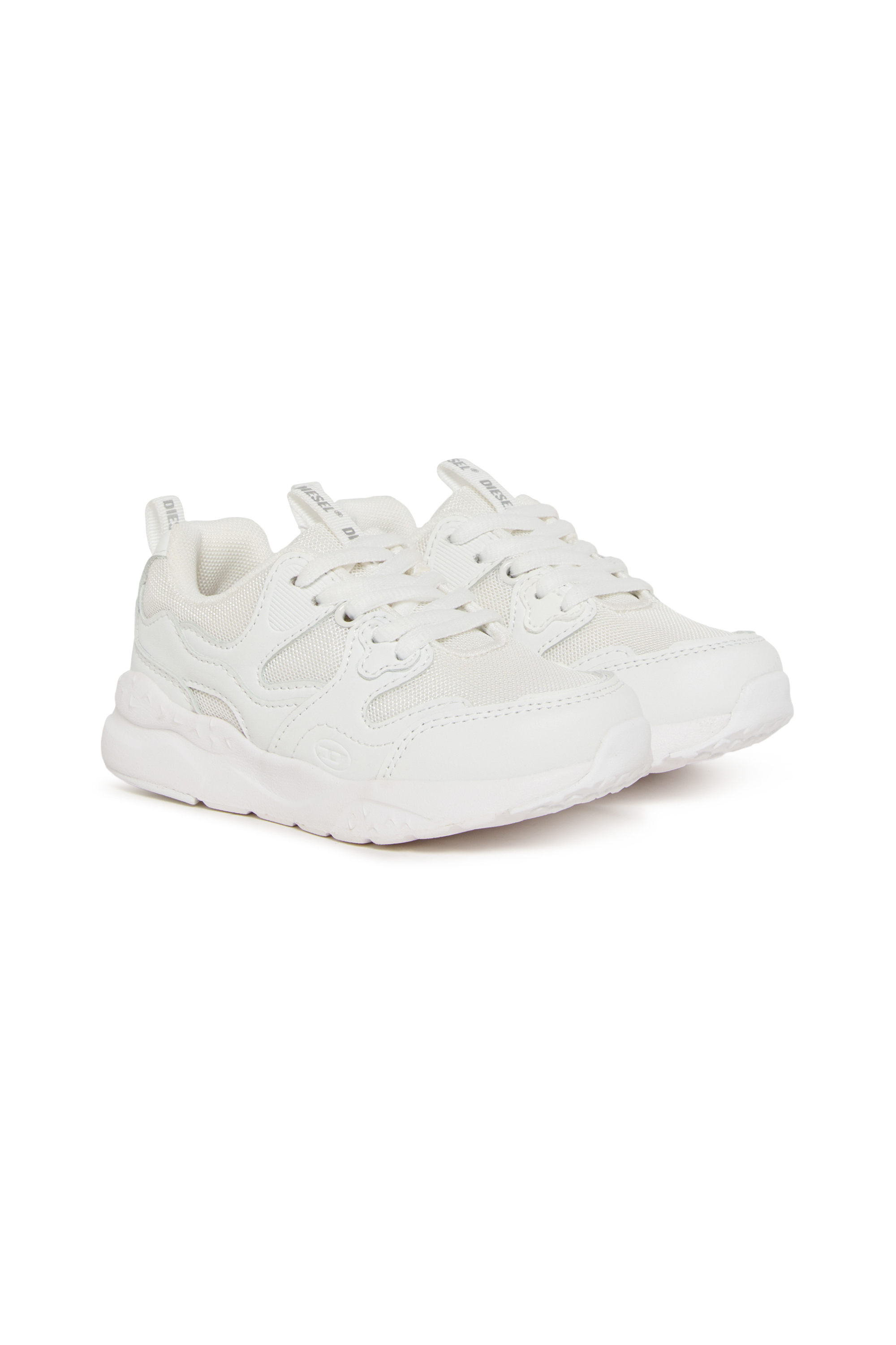 Diesel - S-RUBCOL, S-Rubcol-Baskets monochromes en mesh Mixte in Blanc - 2