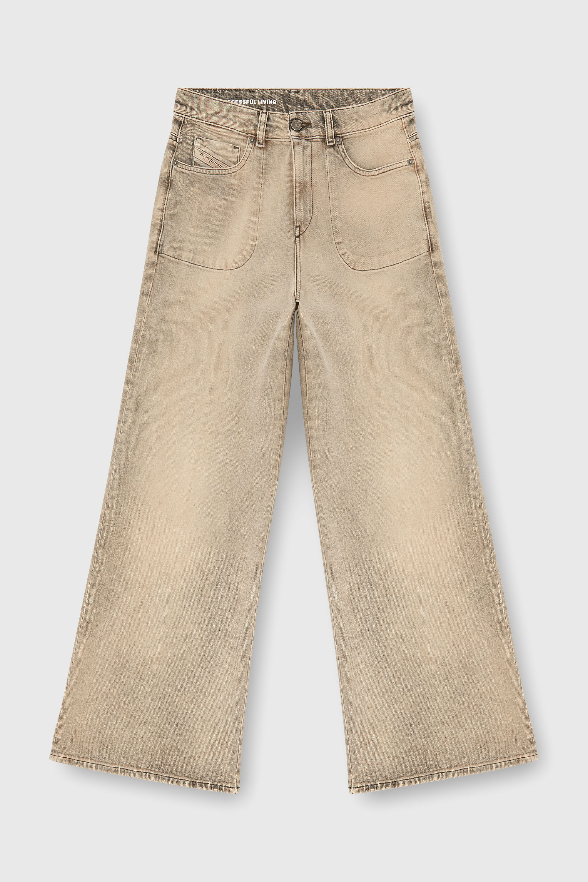 Diesel - Flare Jeans 1978 D-Akemi 09P53 Femme, Beige - Image 6