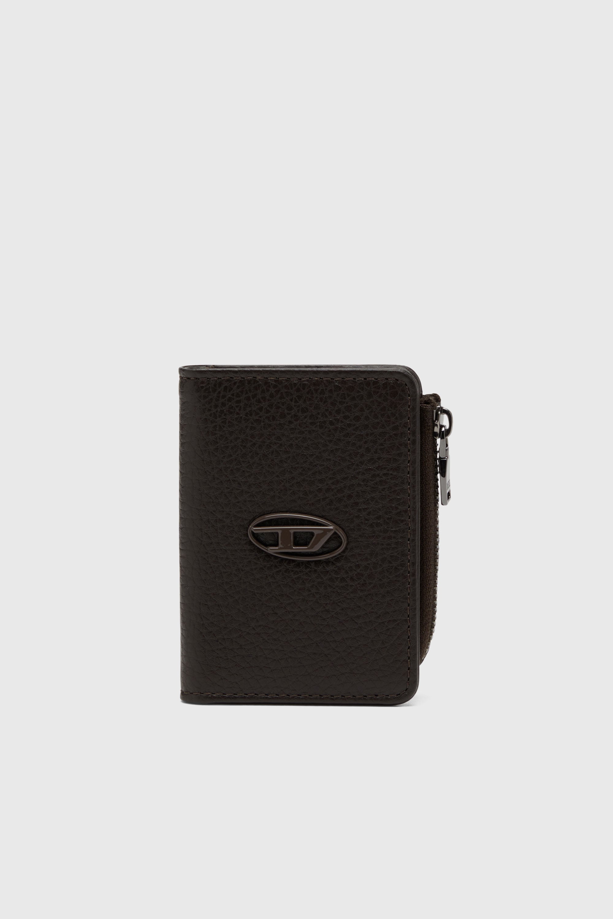 Diesel - HISSU EVO CARD HOLDER L, Porte-cartes en cuir Homme in Marron - 1