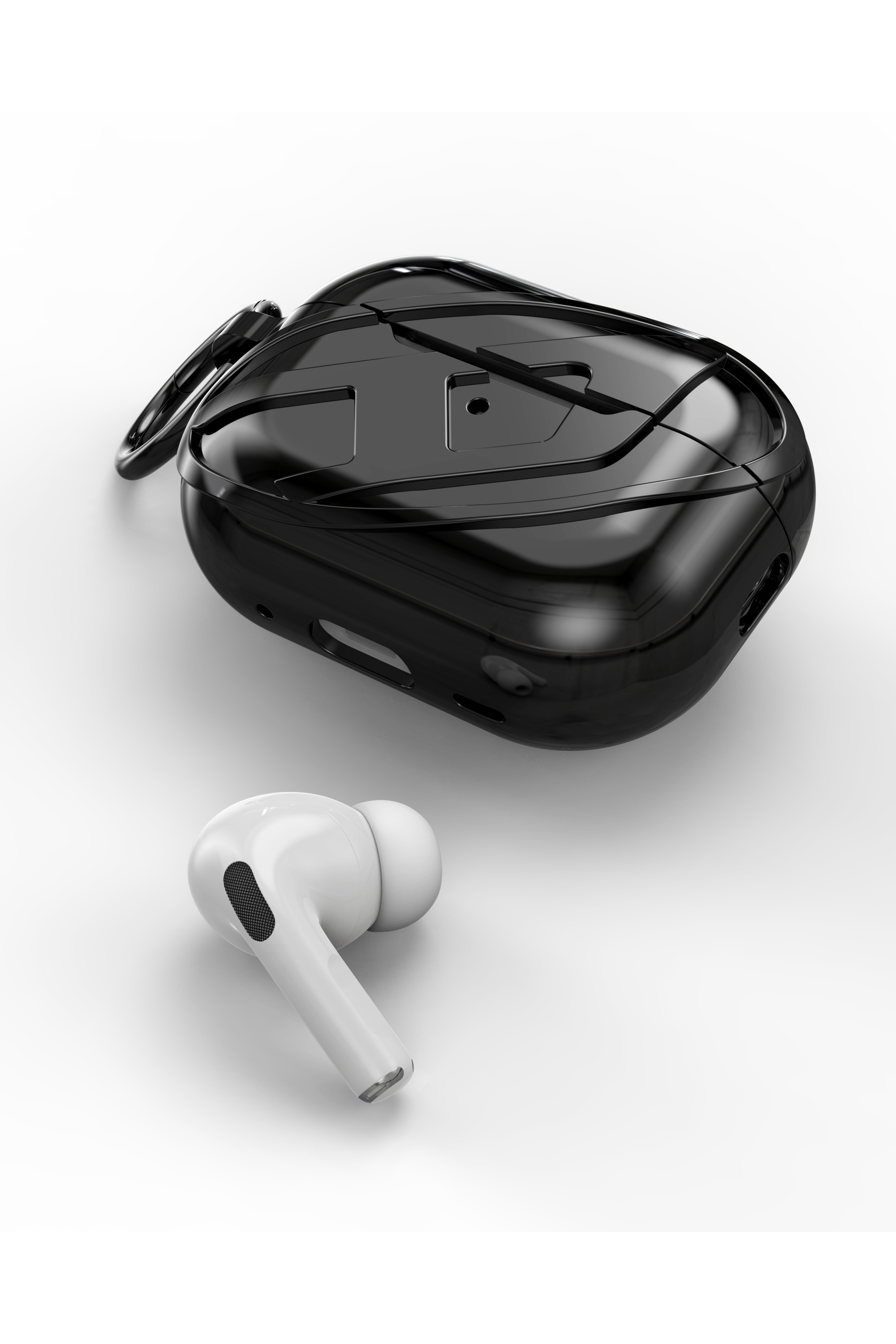 Diesel - 60275 MOULDED CASE, Coque AirPods AirPods Pro / Pro 2 Mixte in Noir - 4