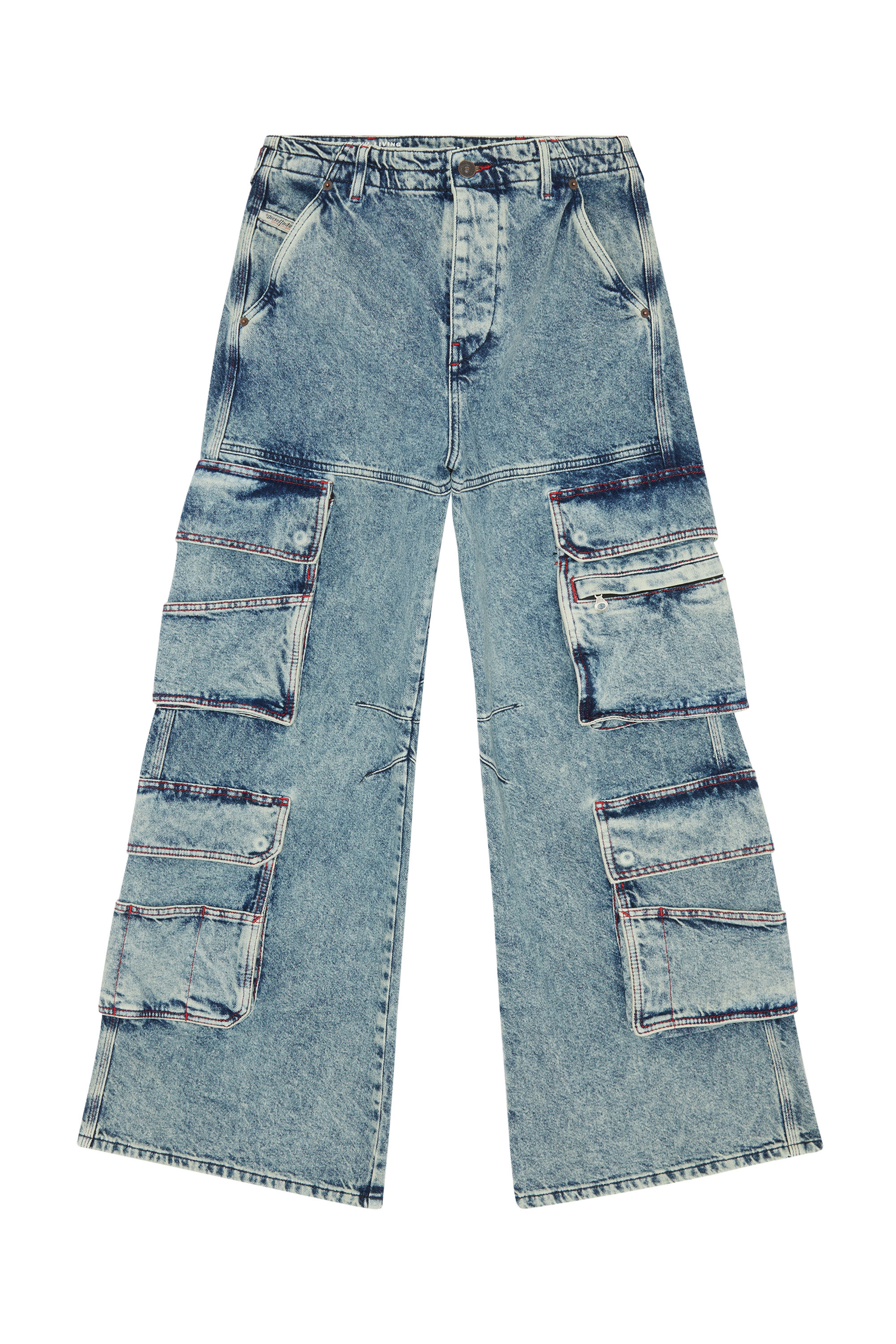 Diesel - Straight Jeans 1996 D-Sire 0EMAN, Bleu moyen - Image 3