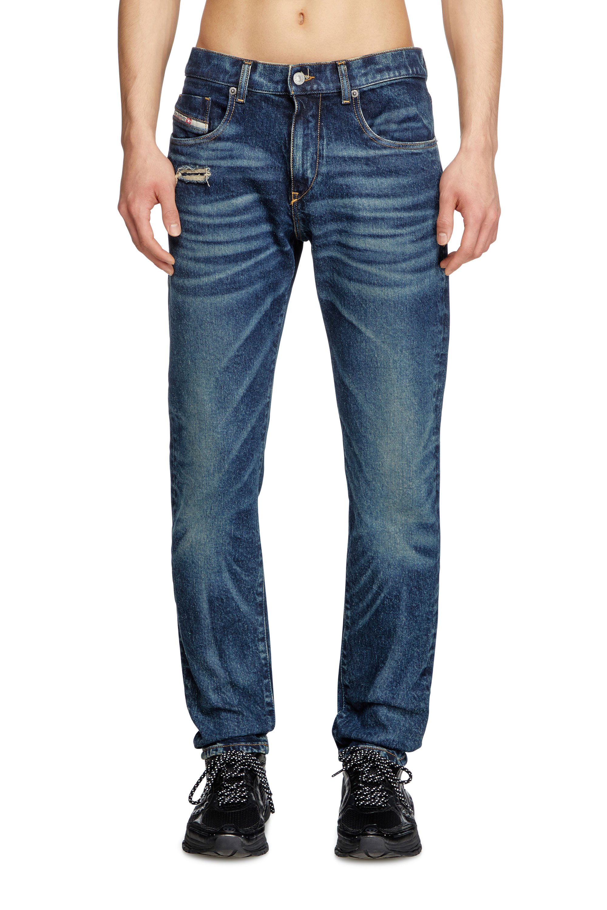 Diesel - Slim Jeans 2019 D-Strukt 007Y3 Homme, Bleu Foncé - Image 1