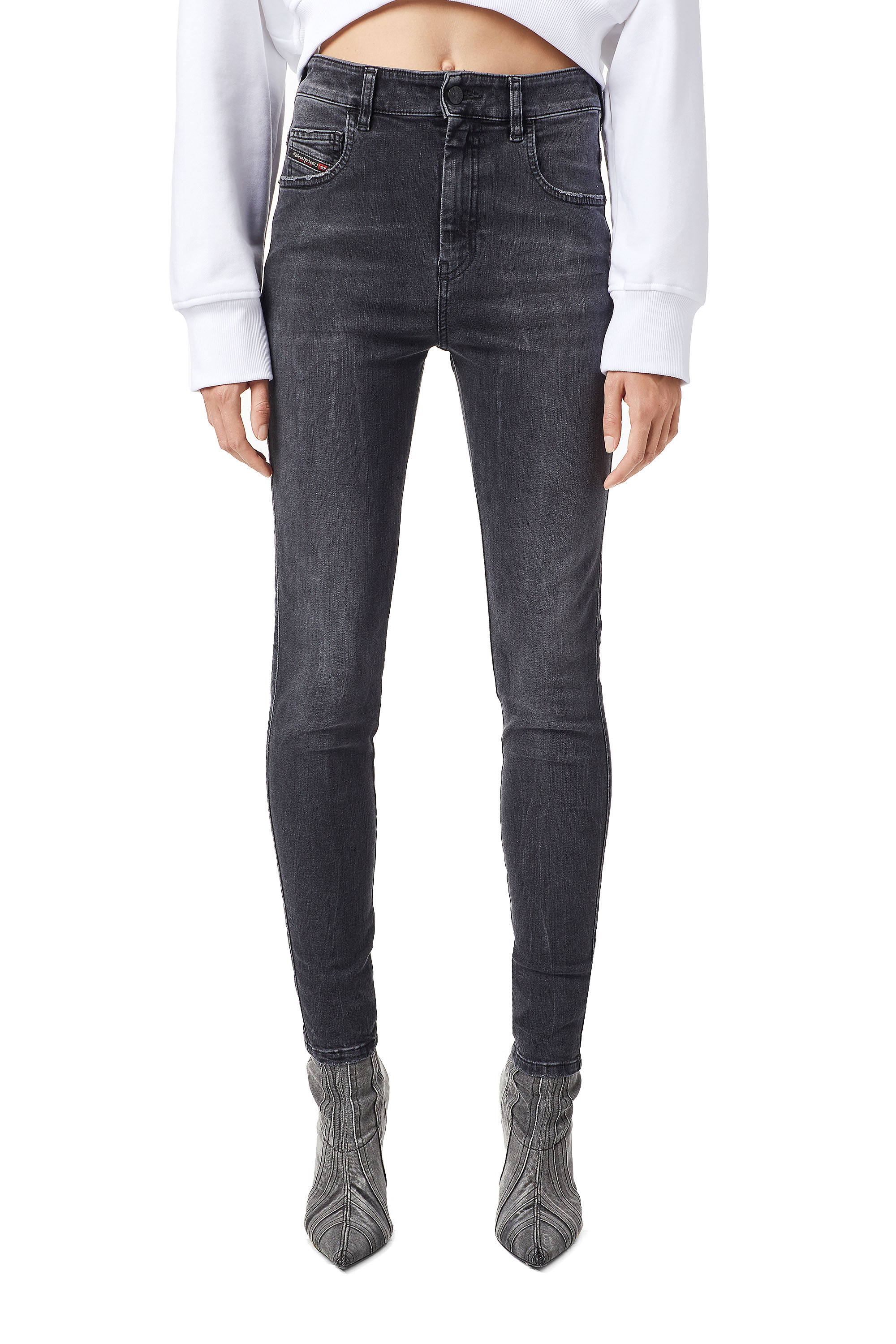 Slandy High 069XP, Noir/Gris foncé - Jeans
