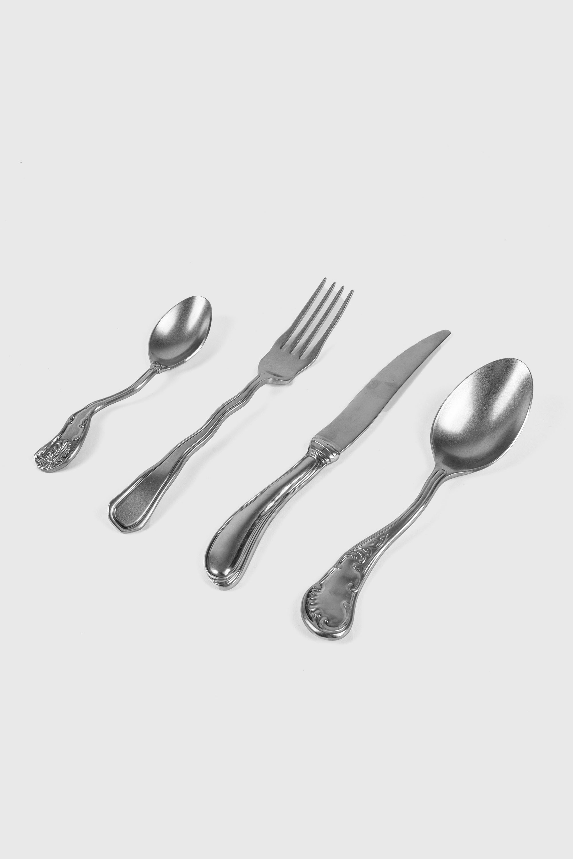Diesel - 10967 "CLASSICS ON ACID CUTLERY" STAINLE, Coffret de 4 couverts en acier Mixte in Gris argent&eacute; - 1