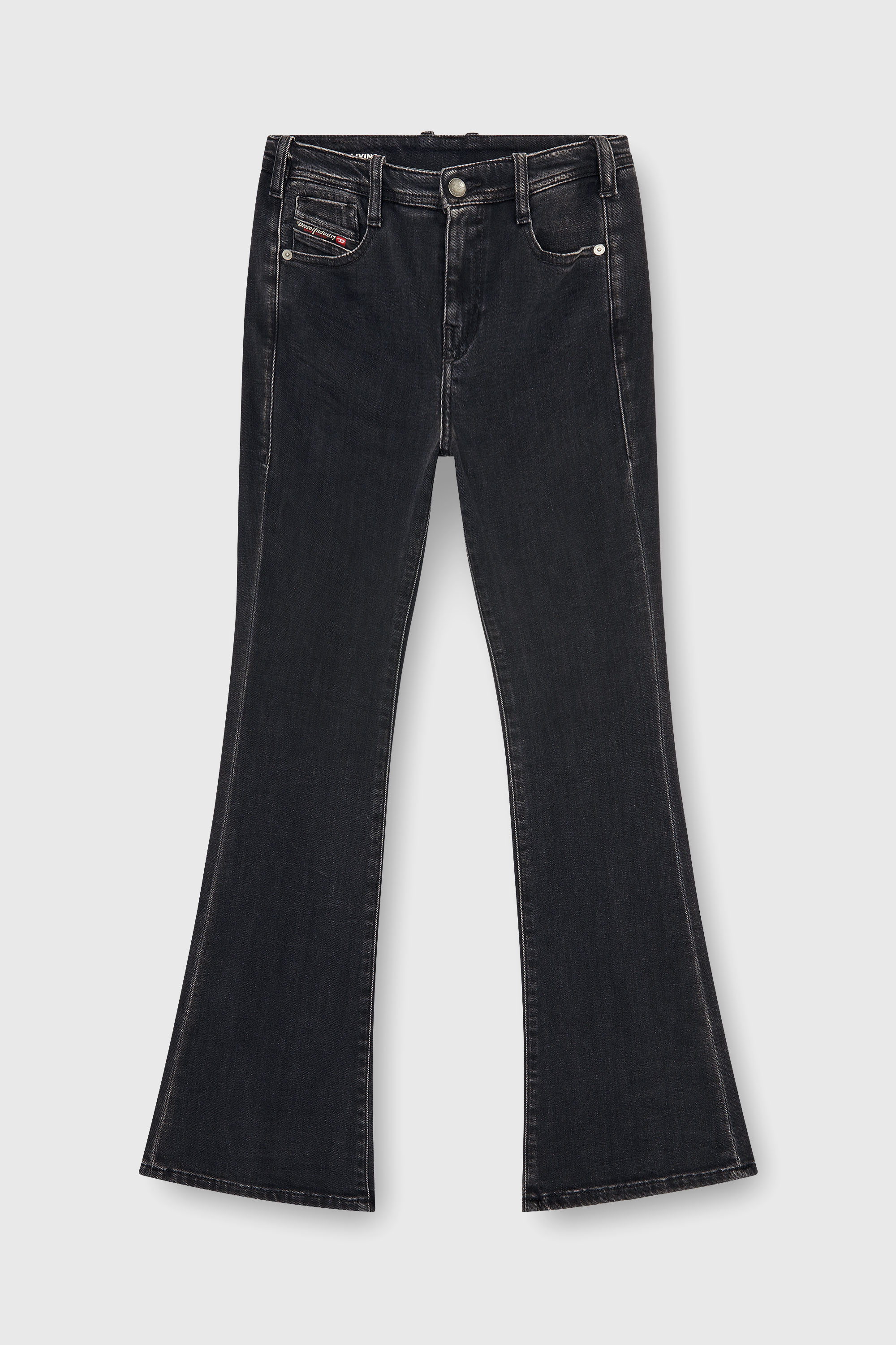 Diesel - Bootcut Jeans 1969 D-Ebbey 09P75 Femme, Noir/Gris fonc&eacute; - Image 6