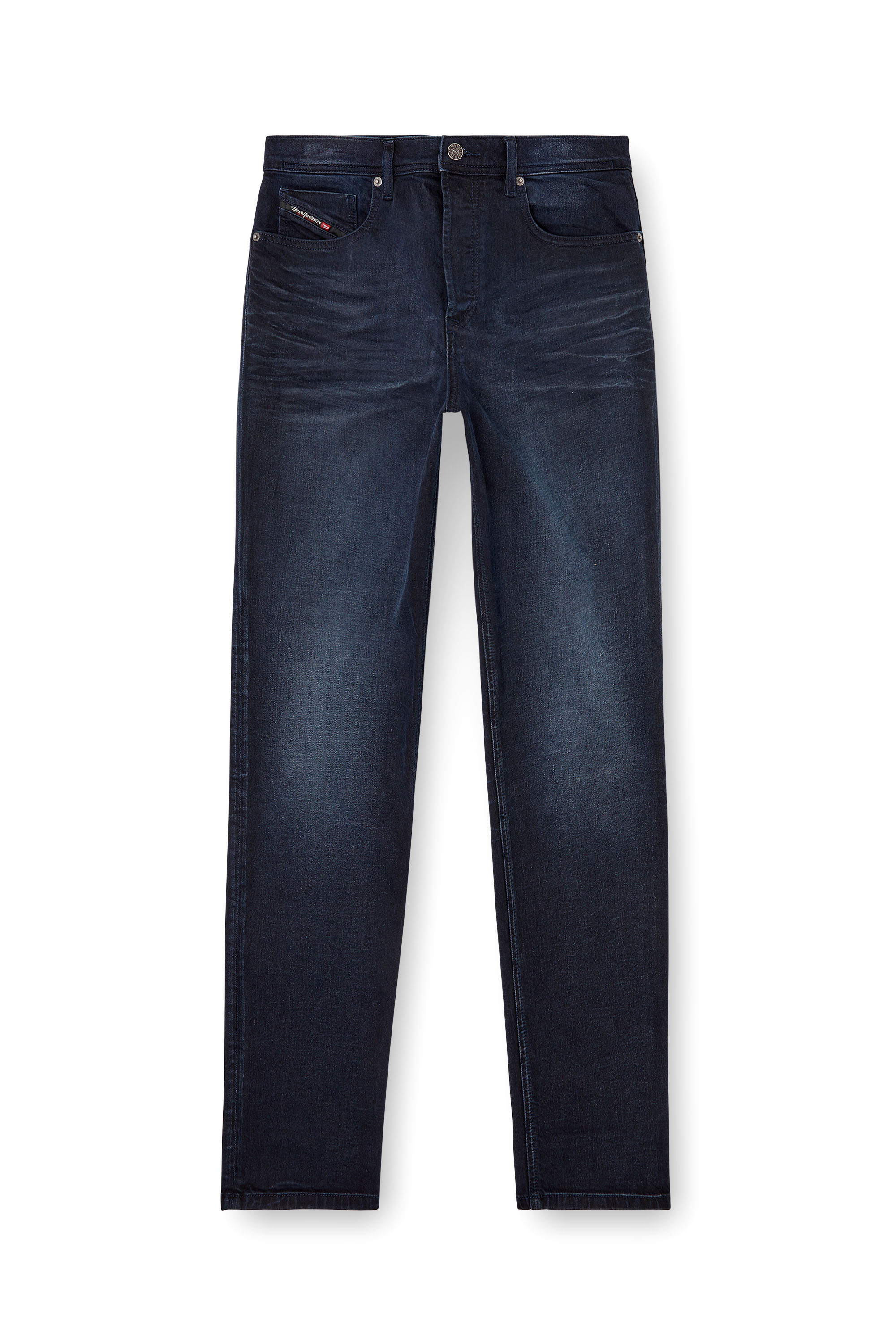 Regular Jeans 2023 D-Finitive 0BMBX, Dark Blue Diesel - Man's Regular Jeans 2023 D-Finitive 0BMBX, Dark Blue - 2