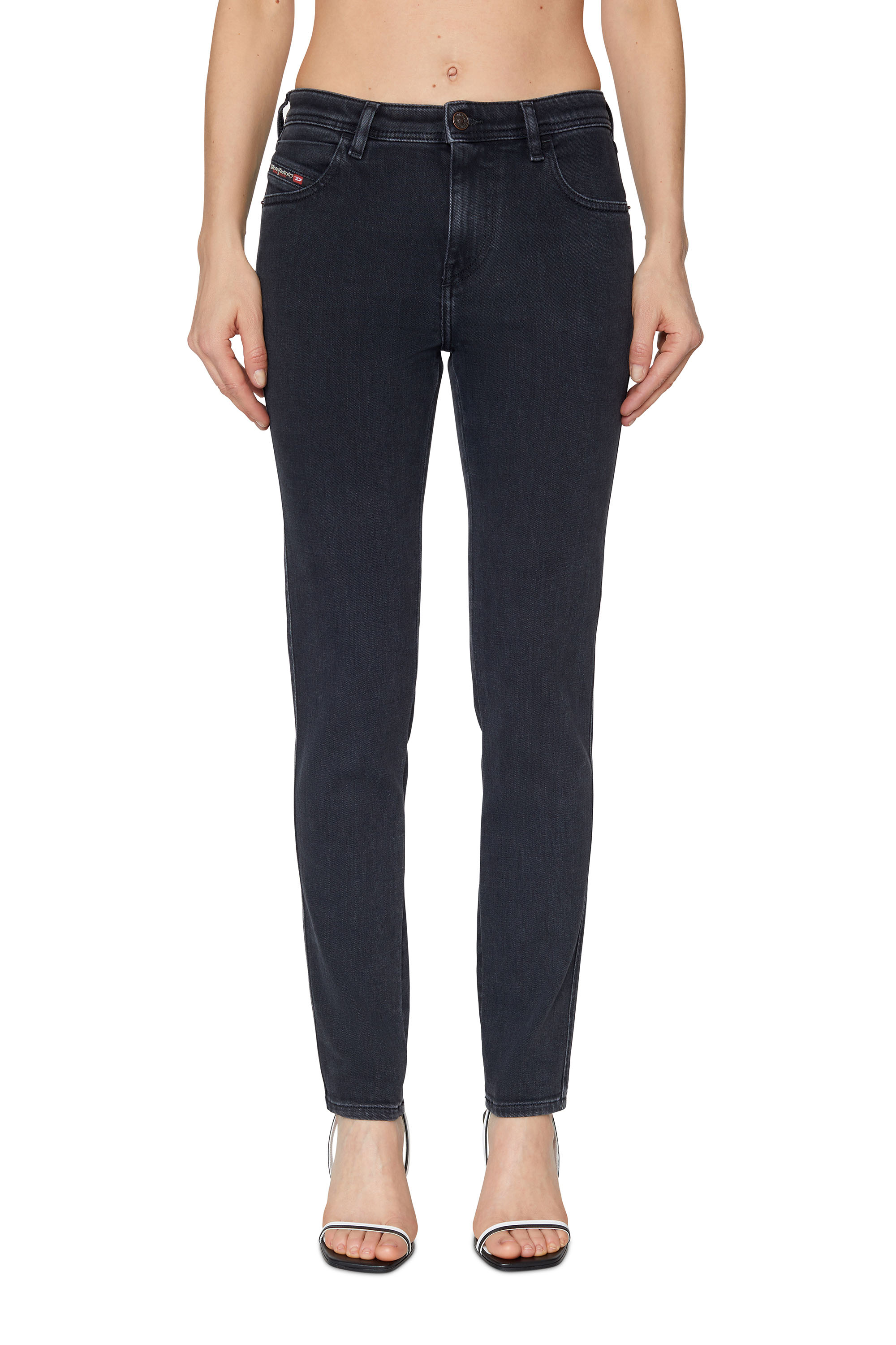 Diesel - Skinny Jeans 2015 Babhila Z870G Femme, Noir/Gris fonc&eacute; - Image 3