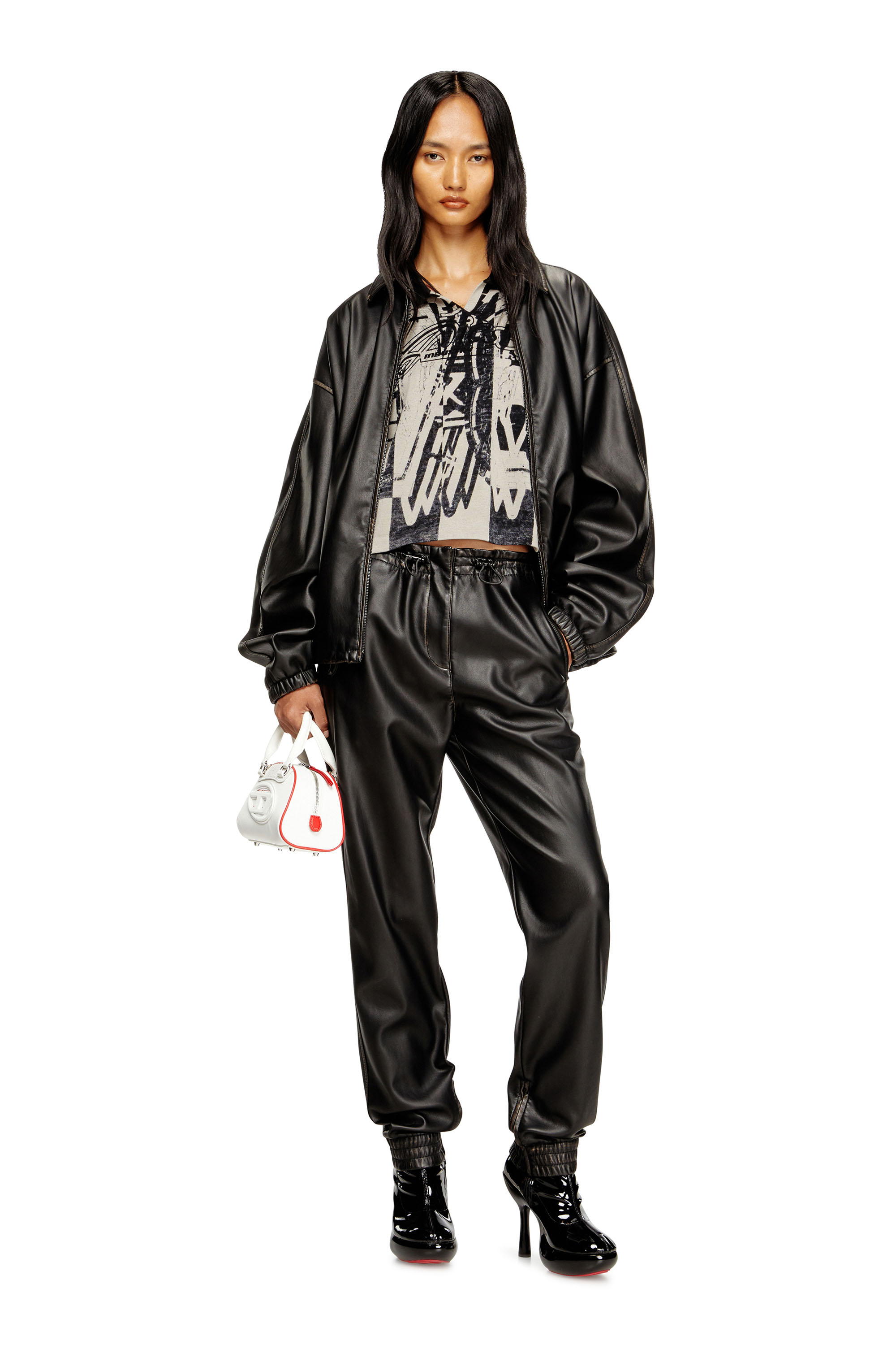 Diesel - J-AKE, Veste en tissu technique traité Mixte in Noir - 4