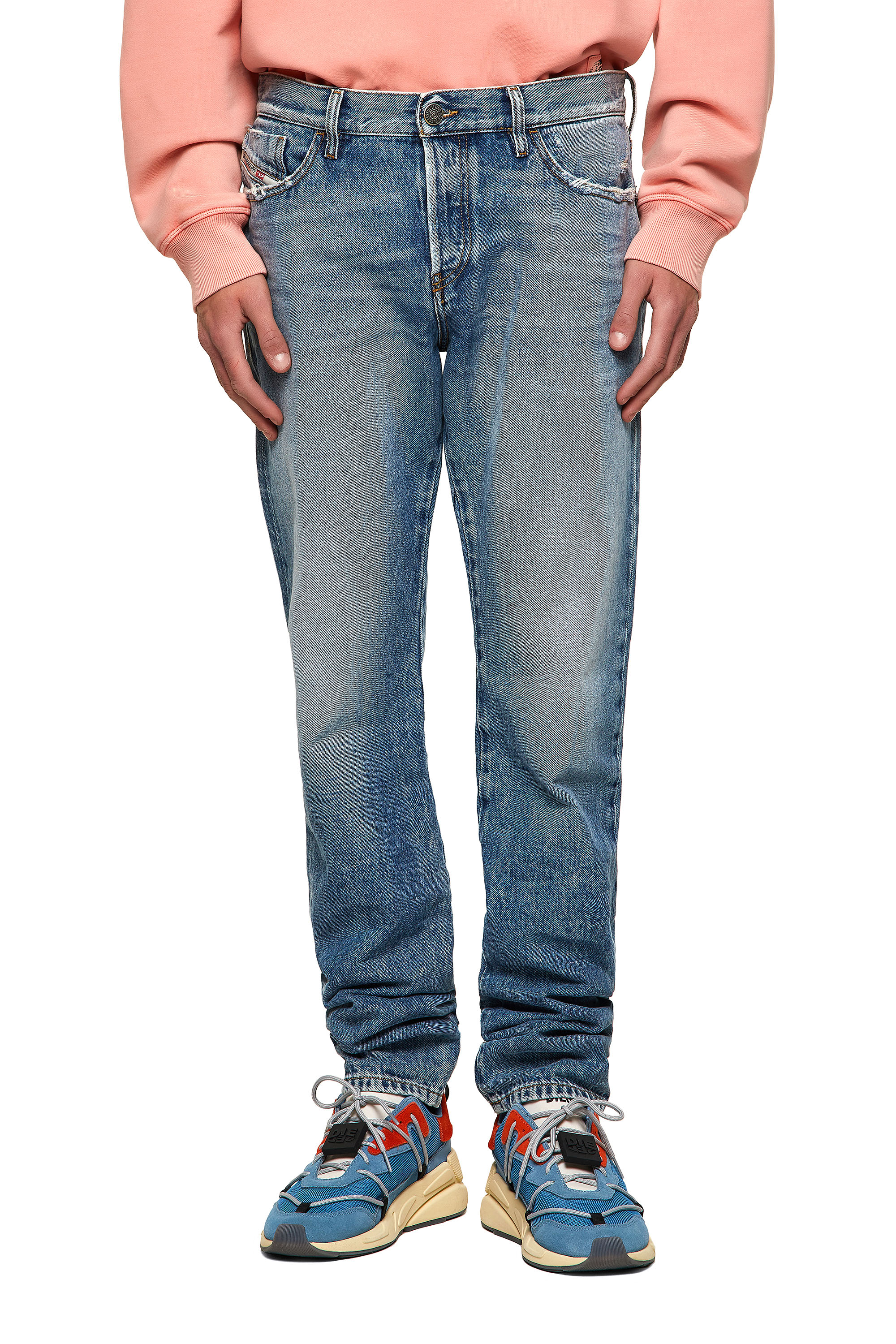 D-Kras 09A24, Bleu moyen - Jeans