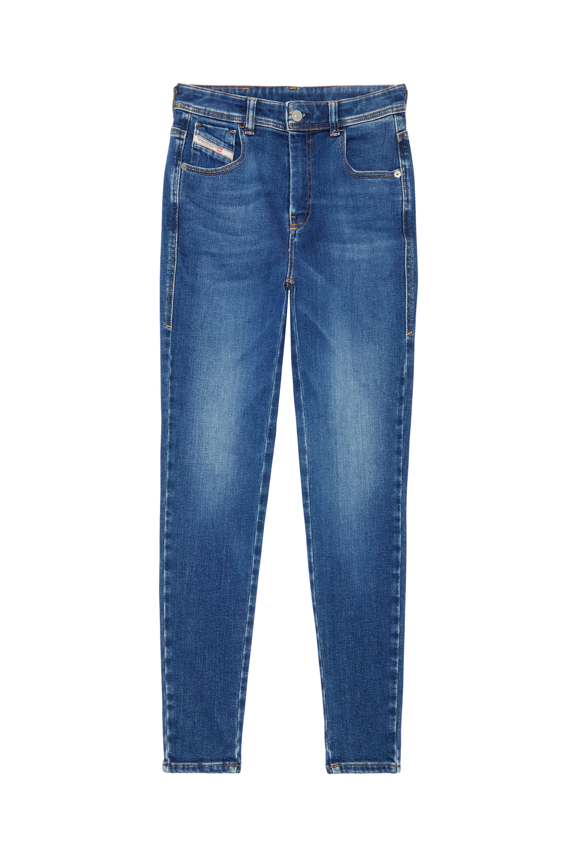 1984 SLANDY-HIGH 09C21 Super skinny Jeans, Bleu Foncé - Jeans