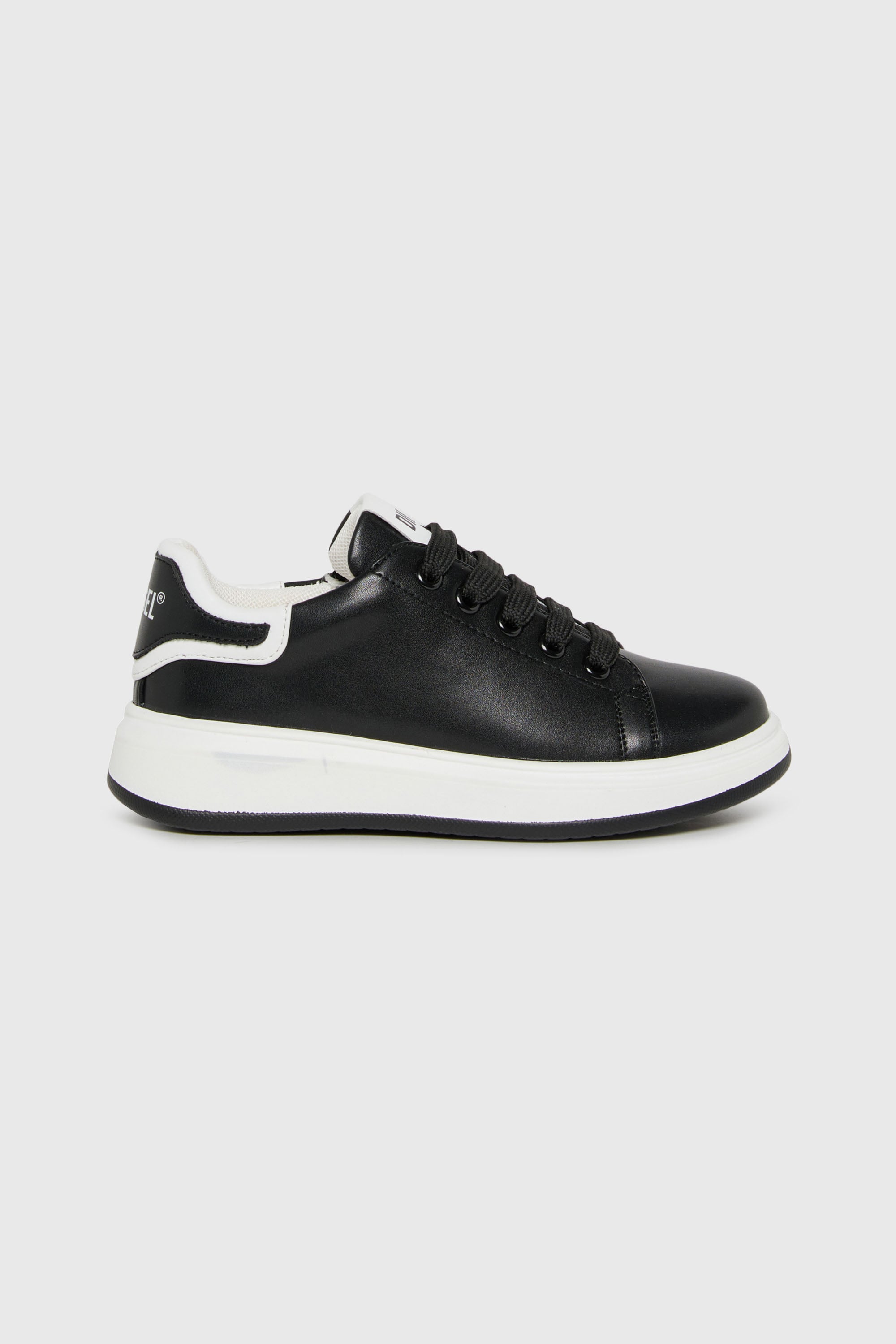 Diesel - S-MEQUIPLA, S-MEQUIPLA-Baskets avec finitions contrast&eacute;es Mixte in Noir - 1