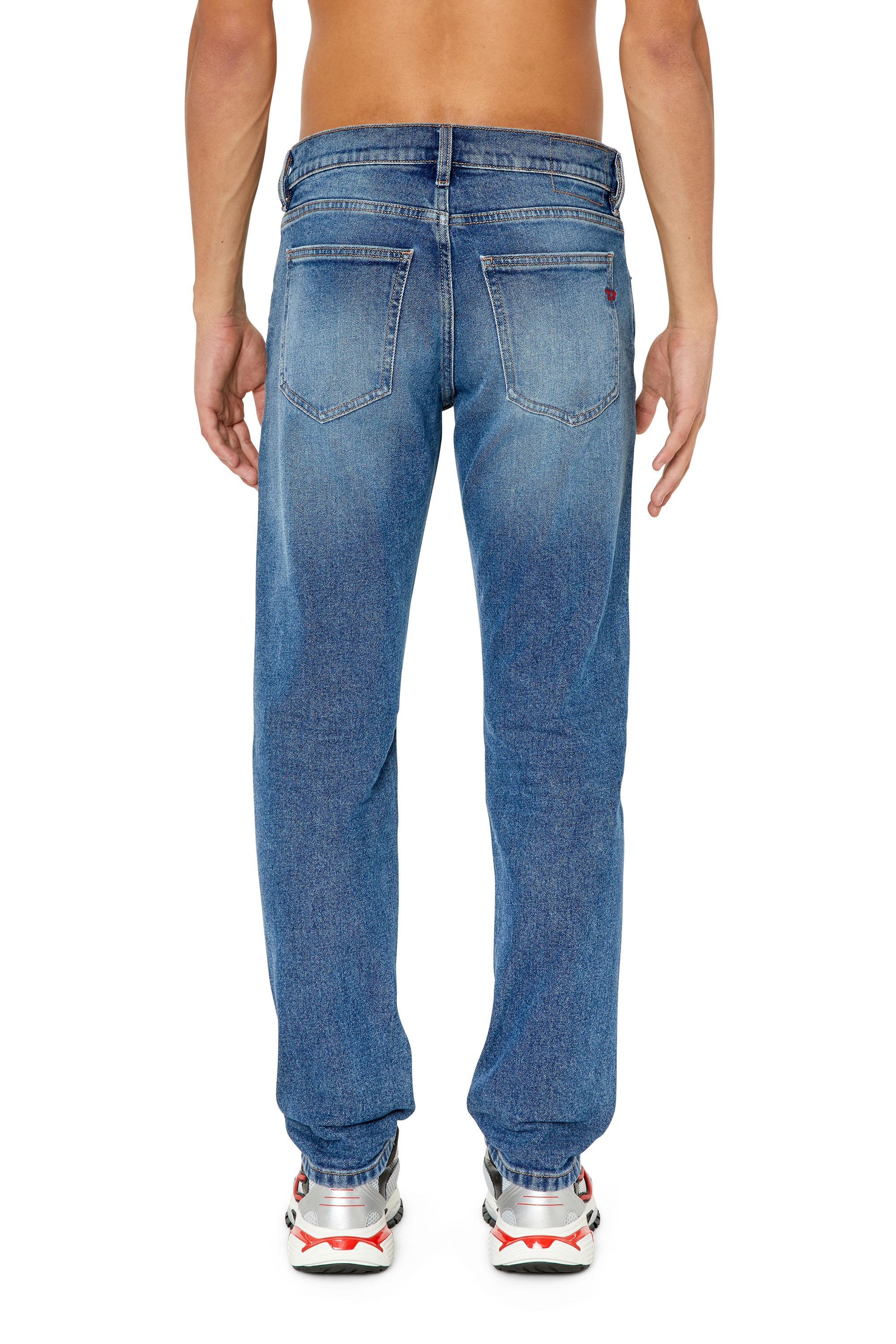 Diesel - 2019 D-Strukt 0NFAJ Slim Jeans, Bleu moyen - Image 3
