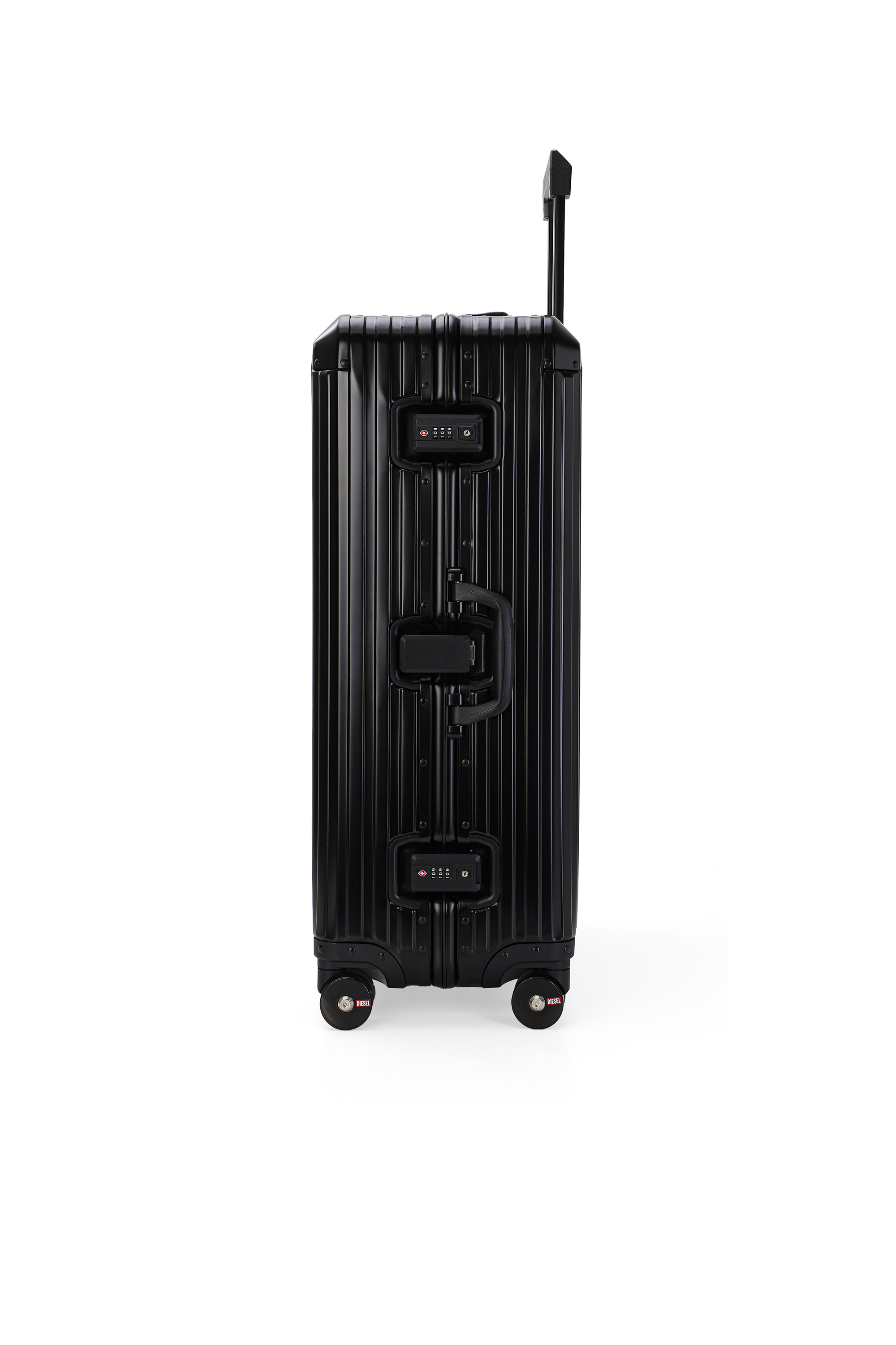 Diesel - DIESEL ALUMINUM TROLLEY- DSL002, Valise en aluminium taille L Mixte in Noir - 4