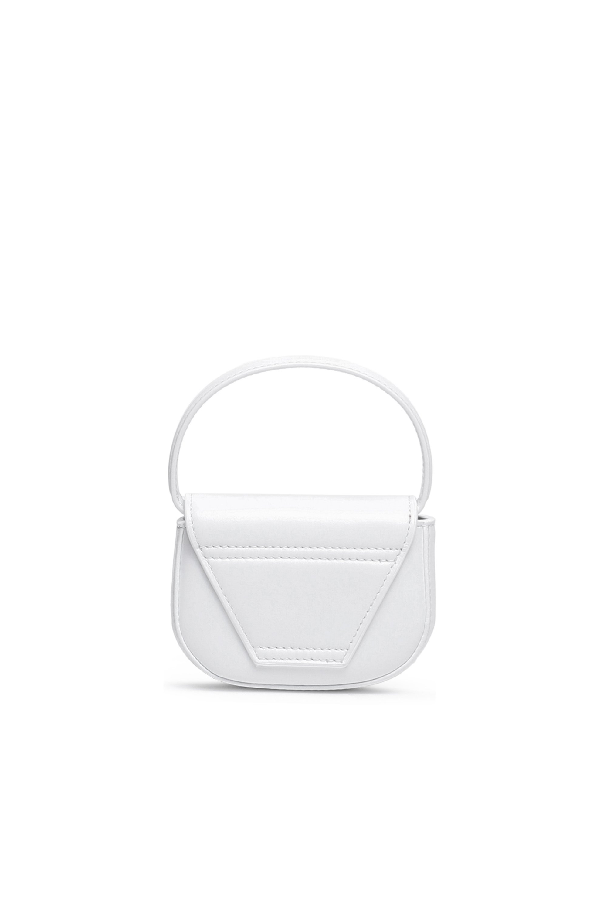 Diesel - 1DR XS, Woman 1DR XS-Iconic mini bag with D logo plaque in White - Image 2