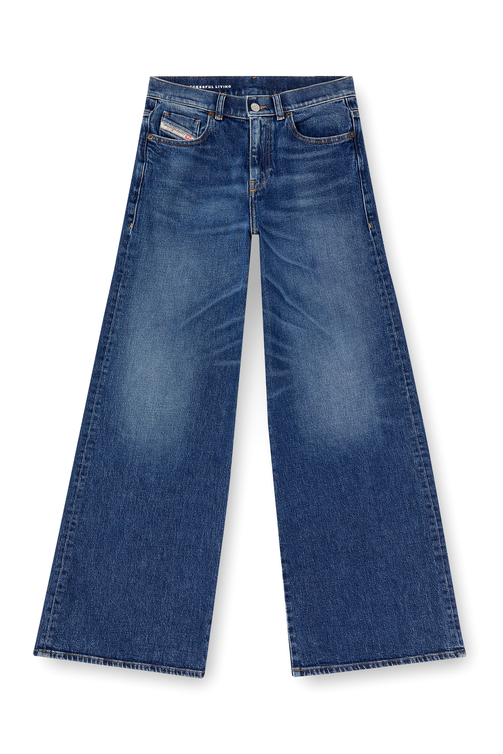 Diesel - Flare Jeans 1978 D-Akemi 09L21 Femme, Bleu moyen - Image 2