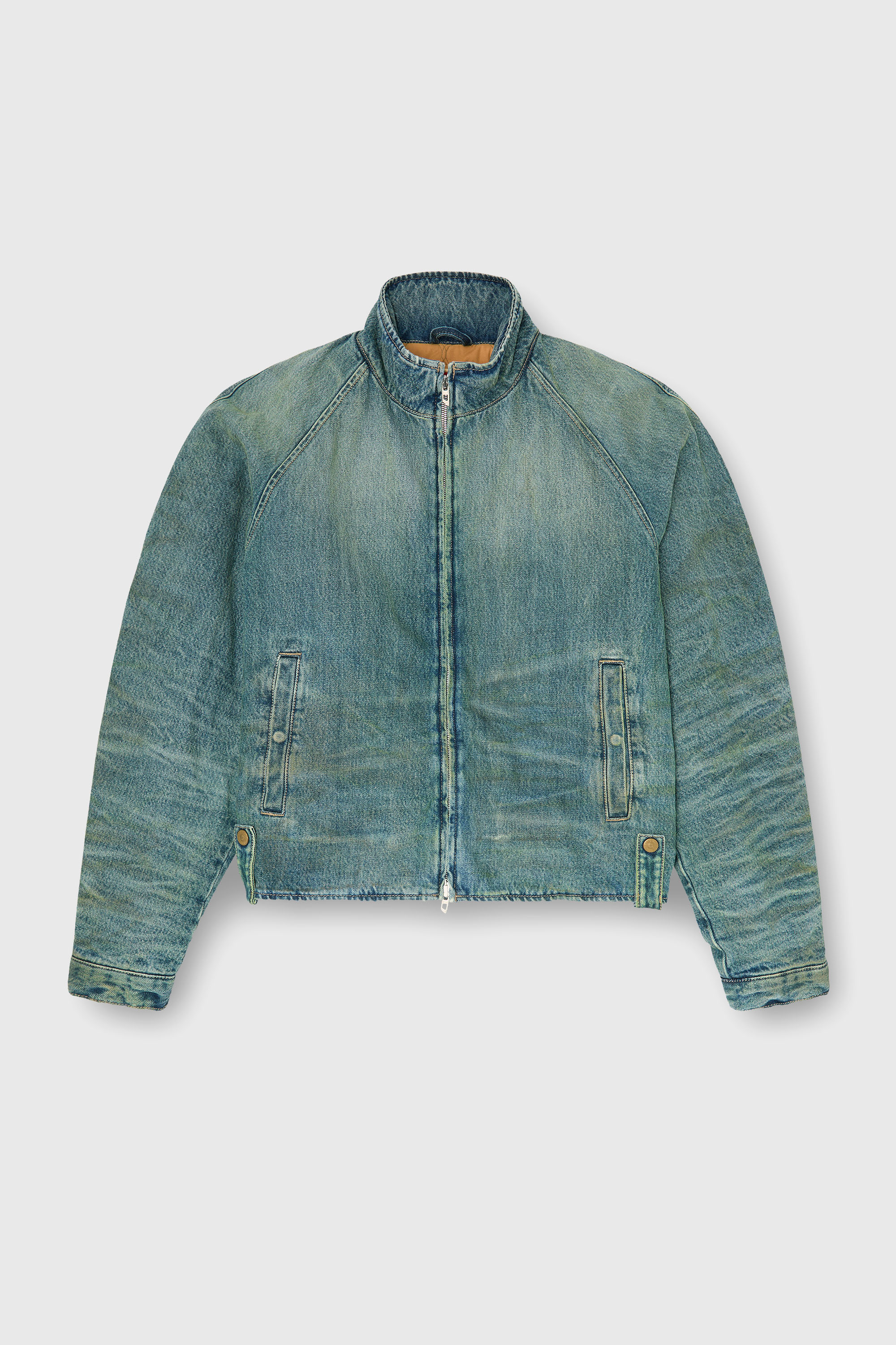 Diesel - D-BARUS-FSJ2, Veste matelass&eacute;e en denim froiss&eacute; effet us&eacute; Homme in ToBeDefined - 2