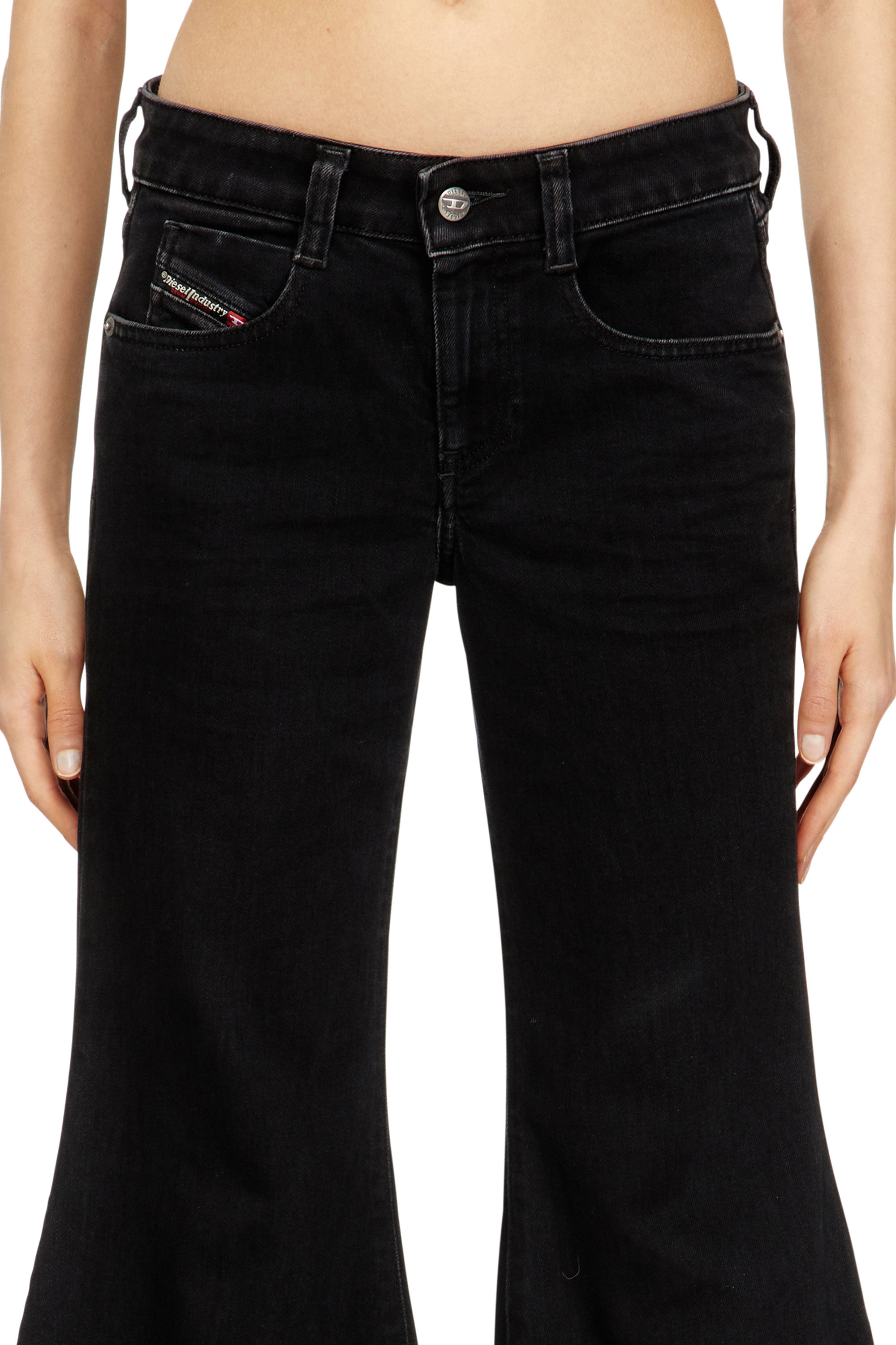 Diesel - Flare Jeans 1970 D-Bleess 09N89 Femme, Noir/Gris fonc&eacute; - Image 4