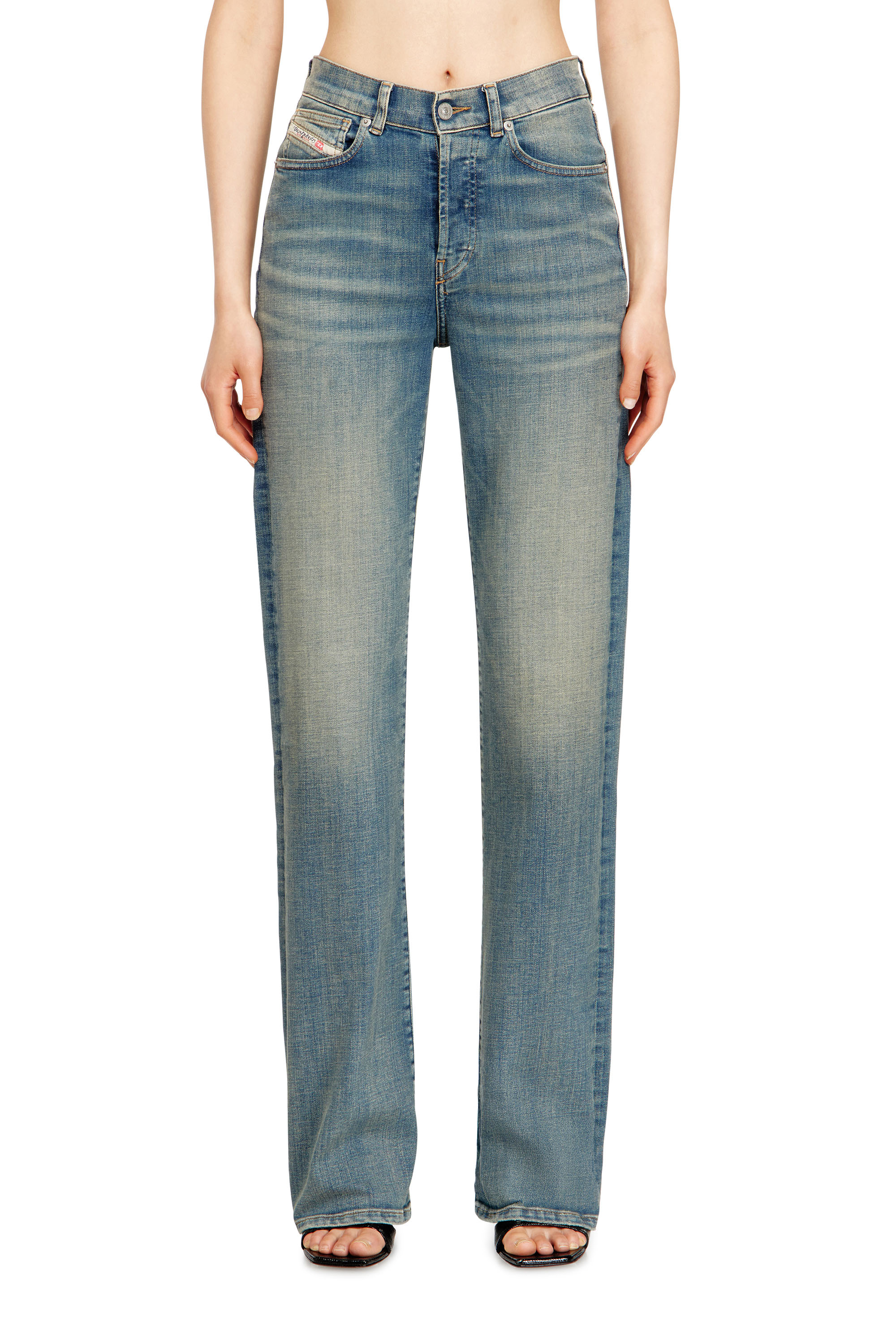 Diesel - Regular Jeans 1971 D-Sent 09N32 Femme, Bleu moyen - Image 3